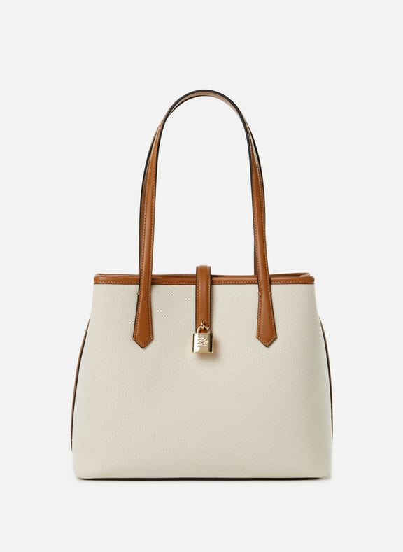 Sac à main en coton et cuir  KARL LAGERFELD Sac à main en coton et cuir  KARL LAGERFELD
