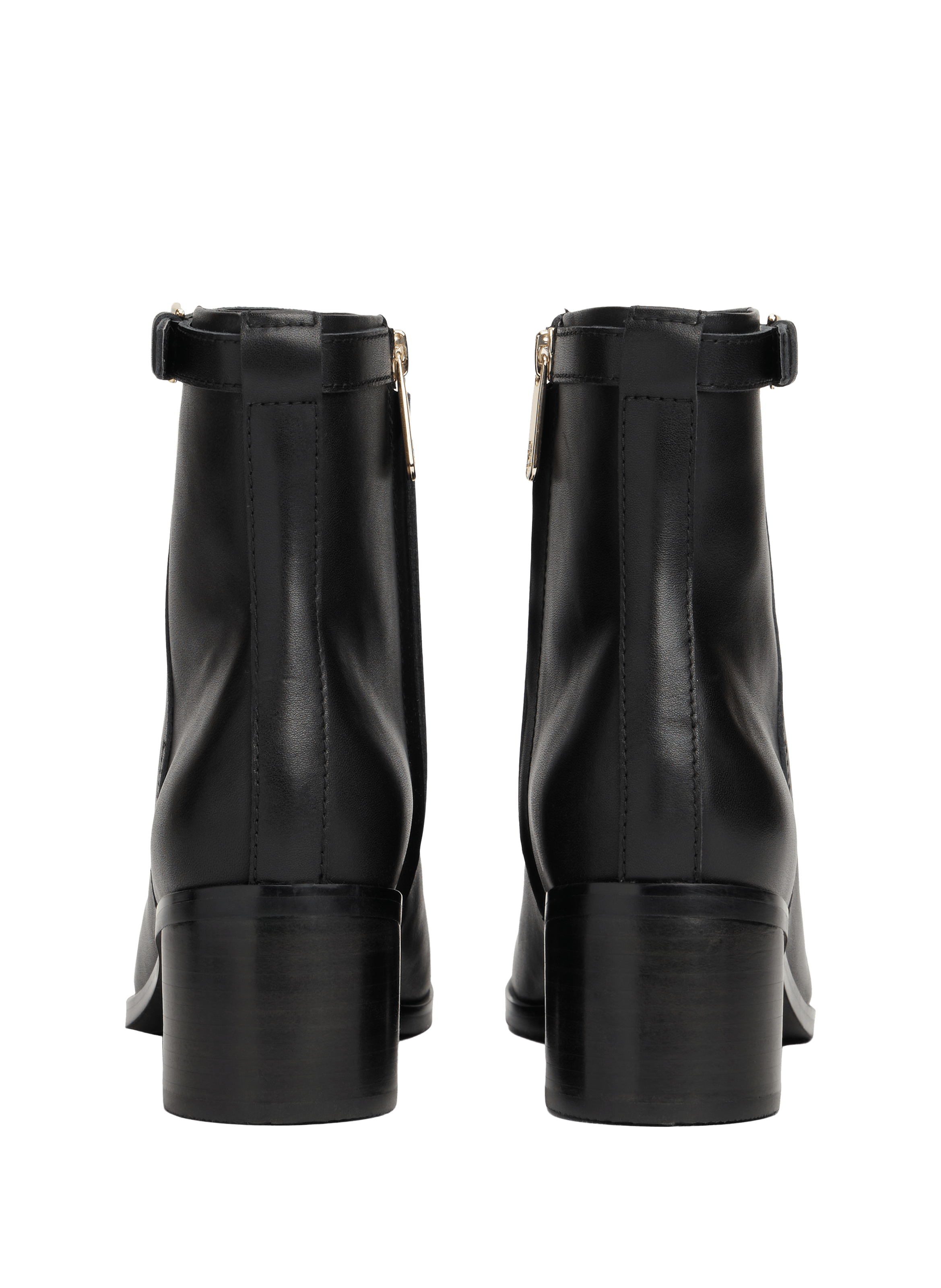 Bottines en cuir TOMMY HILFIGER Noir