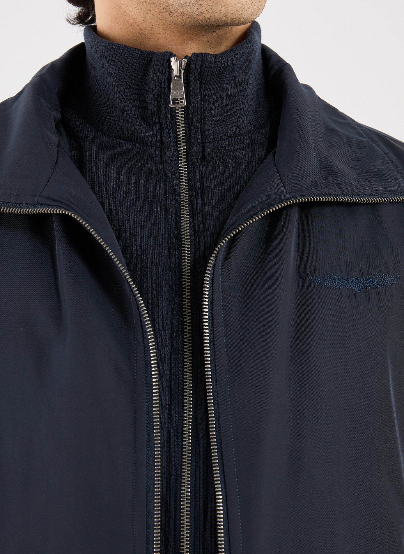 Bomber ample à col montant BOMBERS ORIGINAL Bleu