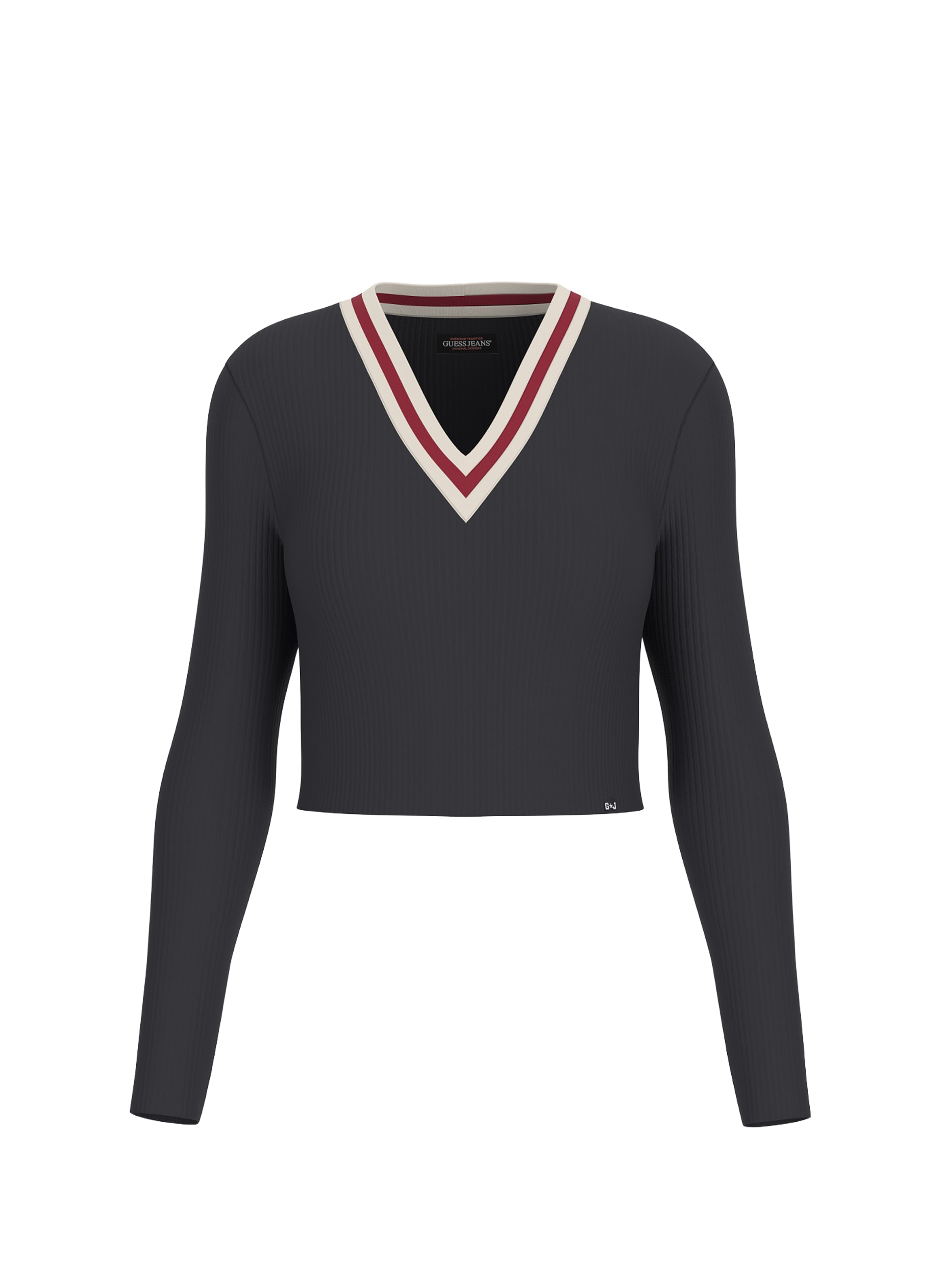 GUESS Ribbed jumper Black