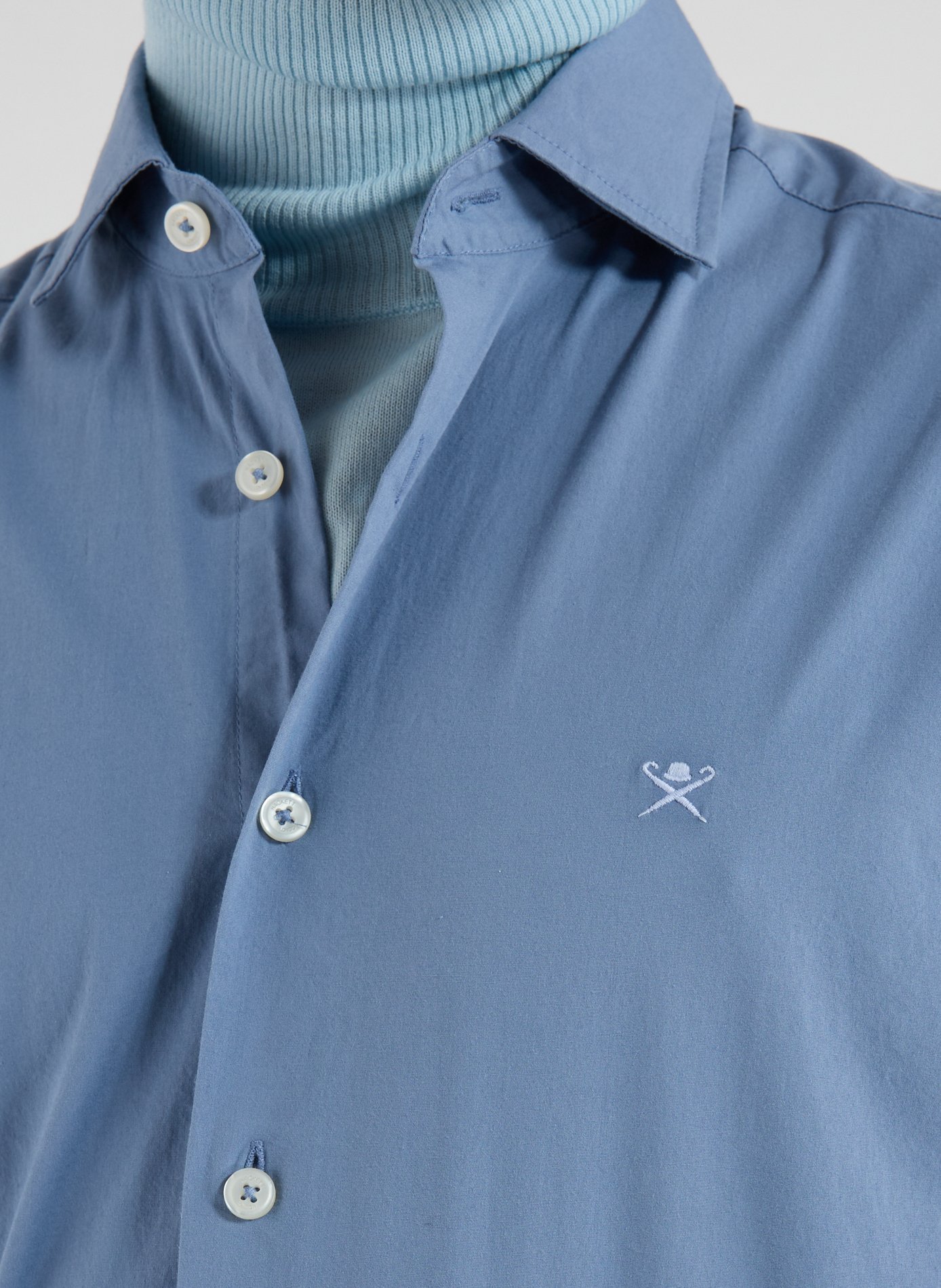 Chemise en coton  HACKETT Bleu