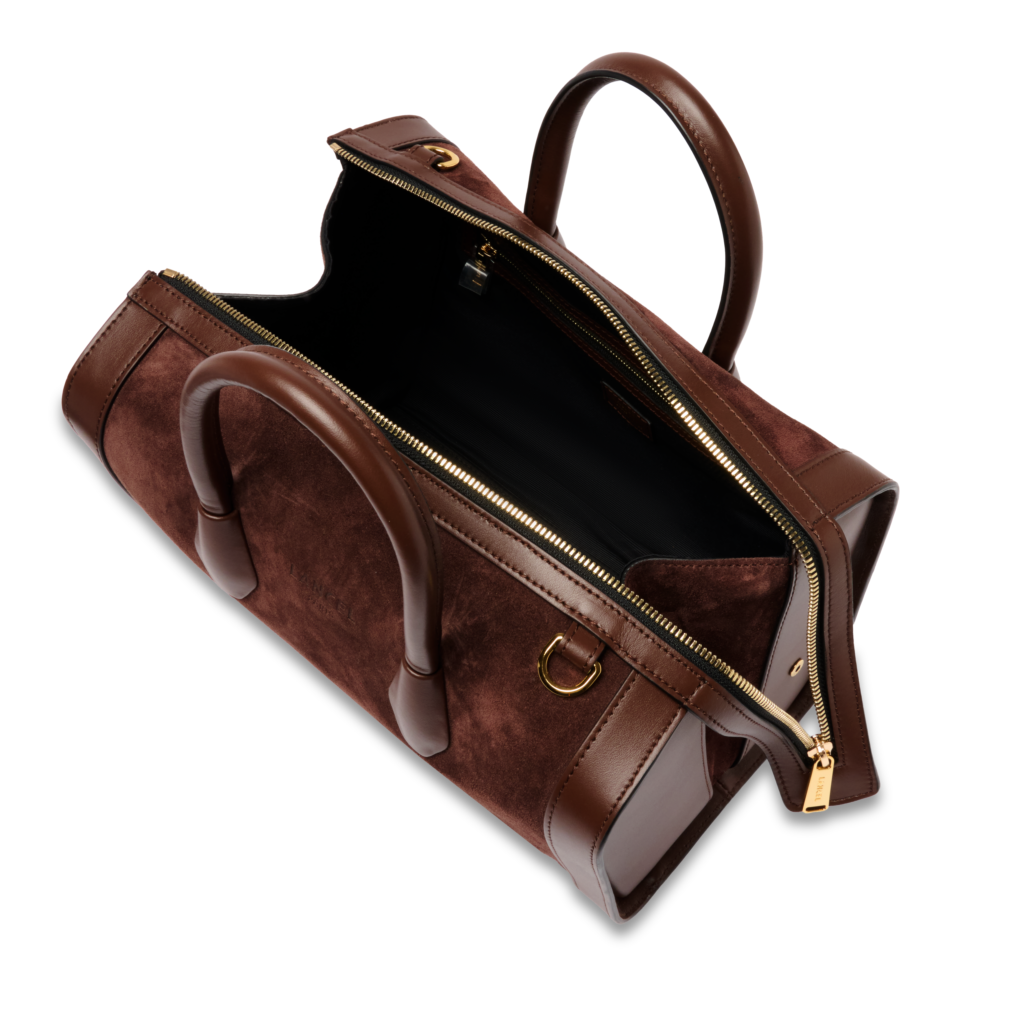 Sac bowling m bcbg de lancel en cuir LANCEL Marron