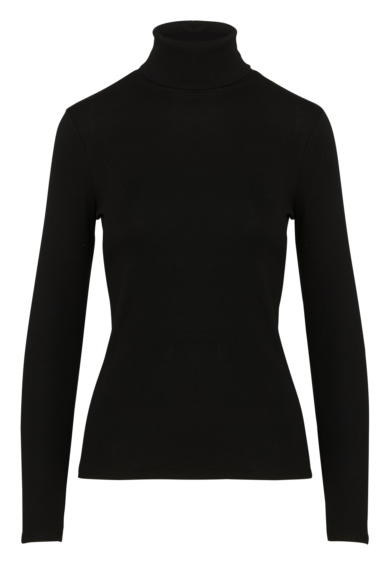 Tee-shirt droit col roulé ferguie MAISON 123 Noir