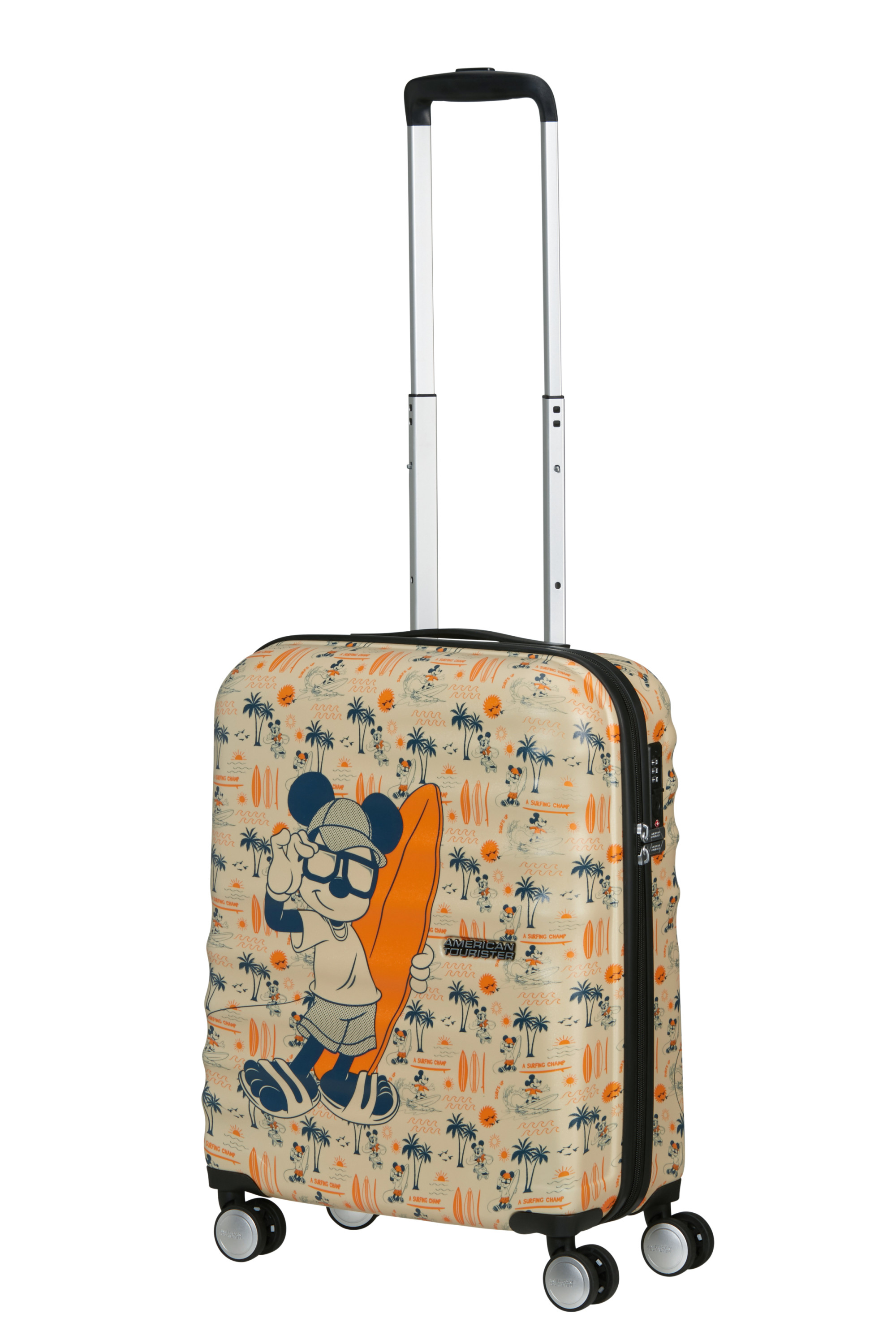 Wavebreaker disney valise 4 roues taille s AMERICAN TOURISTER Multicolore