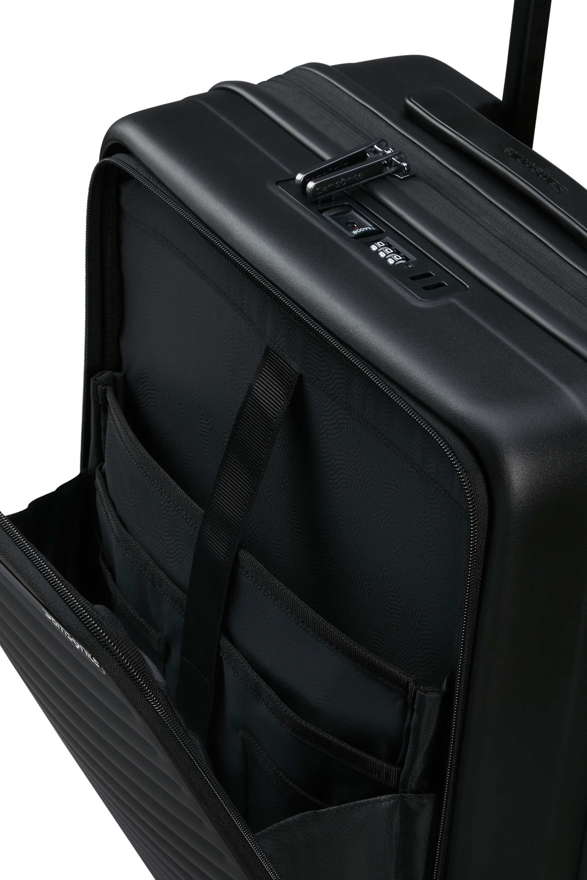 Restackd valise 4 roues taille s SAMSONITE Noir