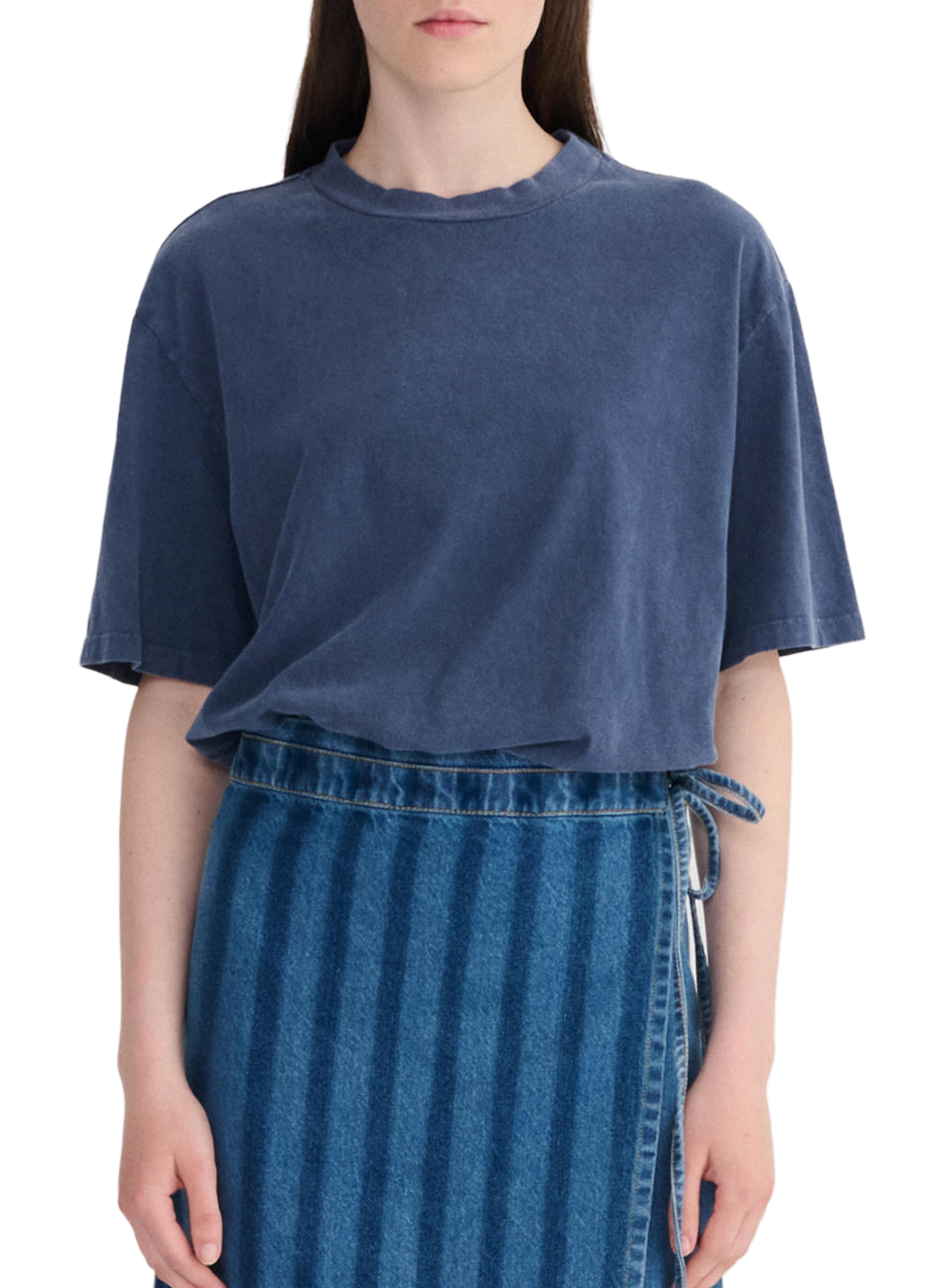 Camiseta con estampado de algodón. BOBO CHOSES Azul