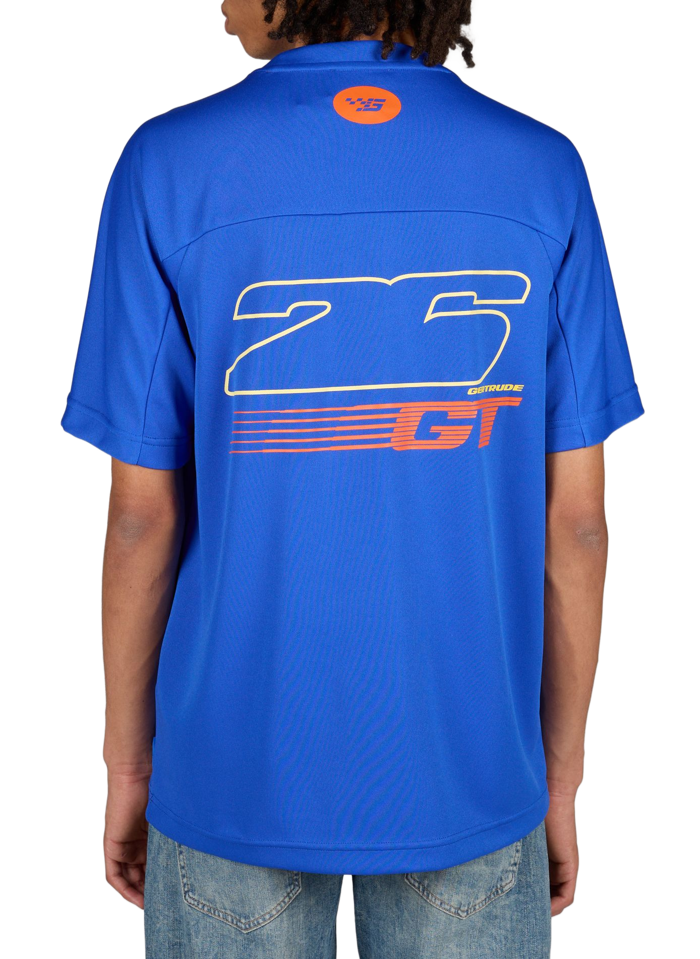 Oversized screen-printed T-shirt GERTRUDE ET GASTON Blue