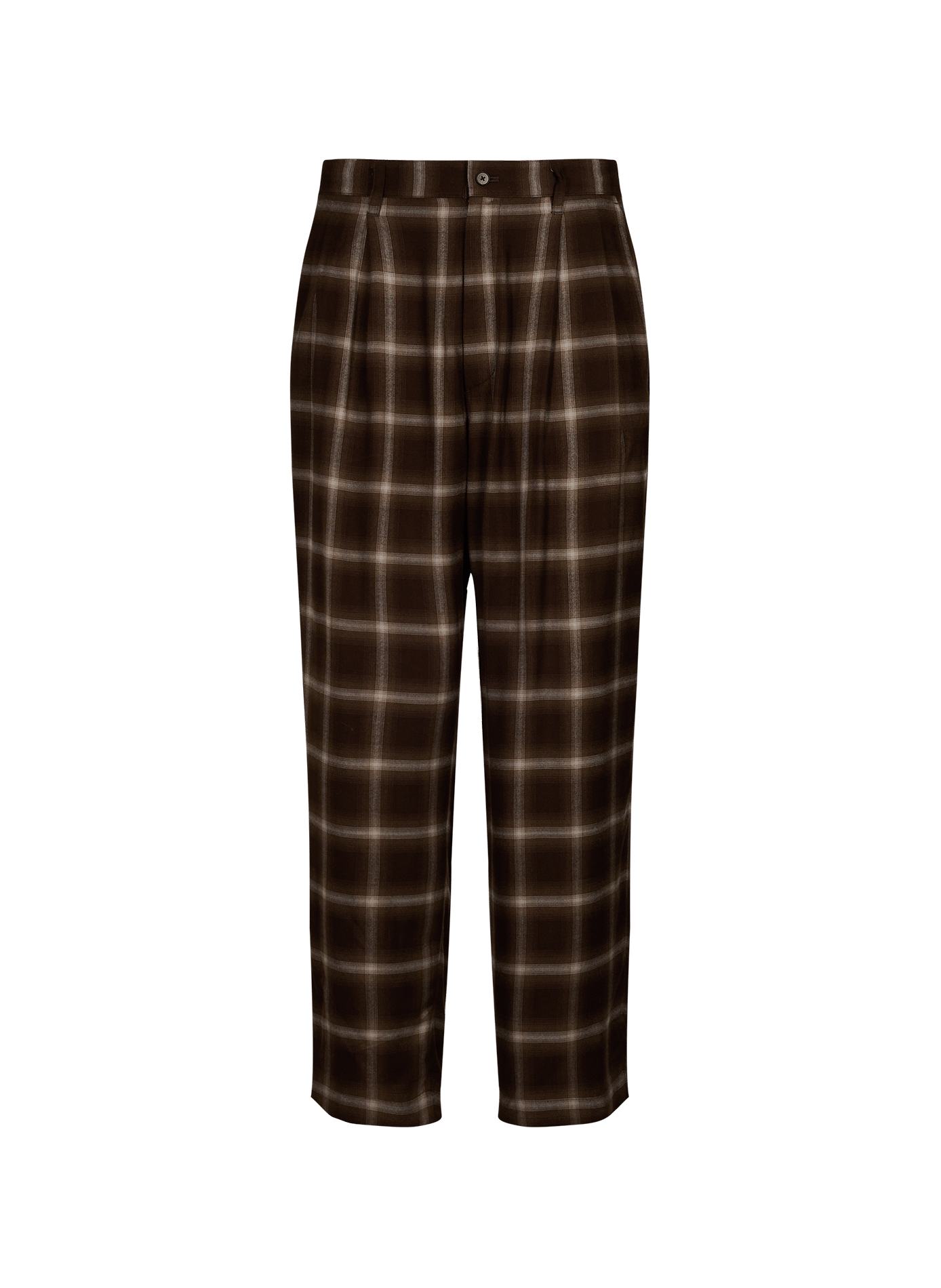 Plaid Pleated Wide Leg Pants SSSTEIN Multicolour