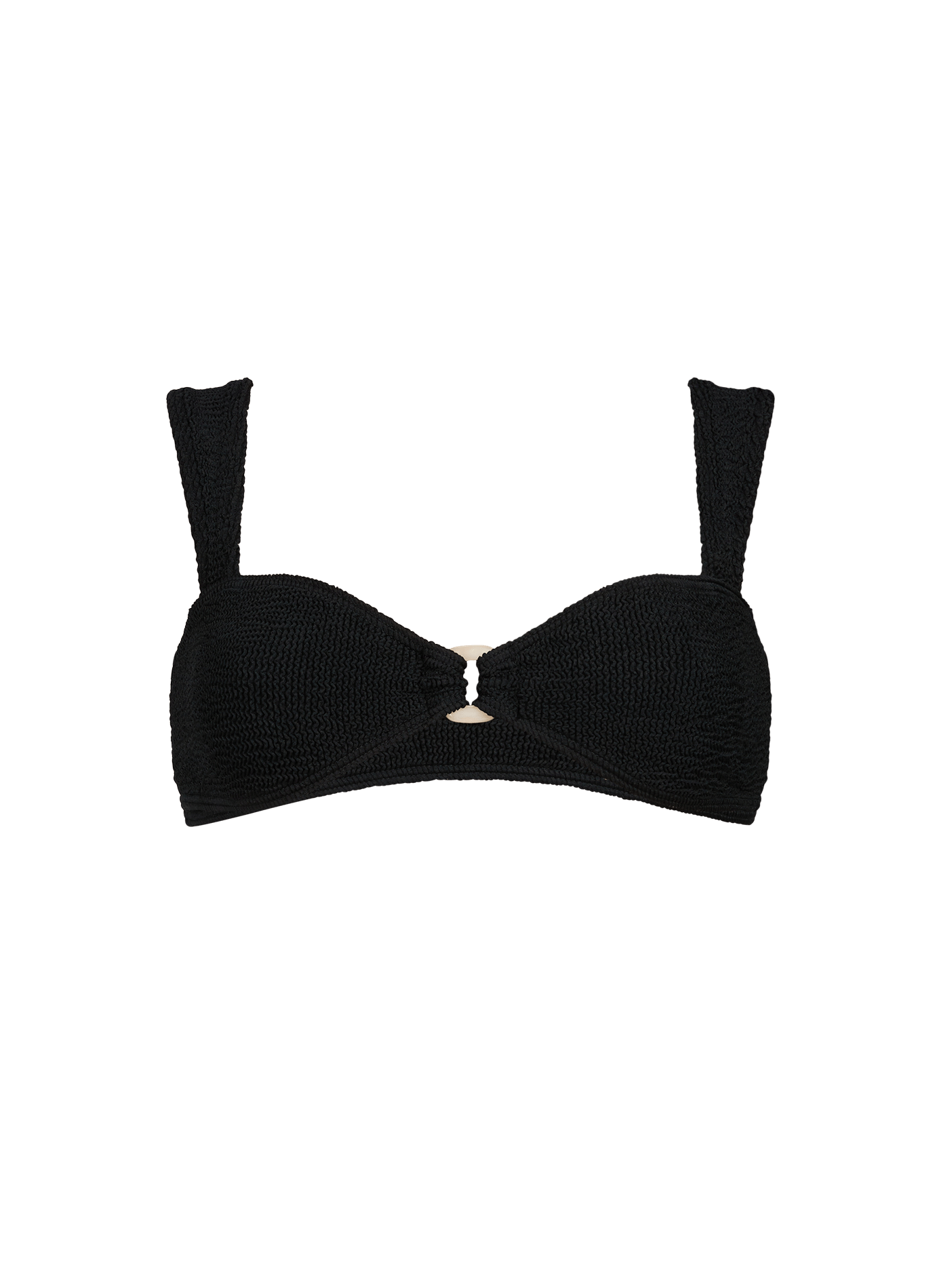 Haut de maillot de bain Delphi texturé BOND EYE Noir