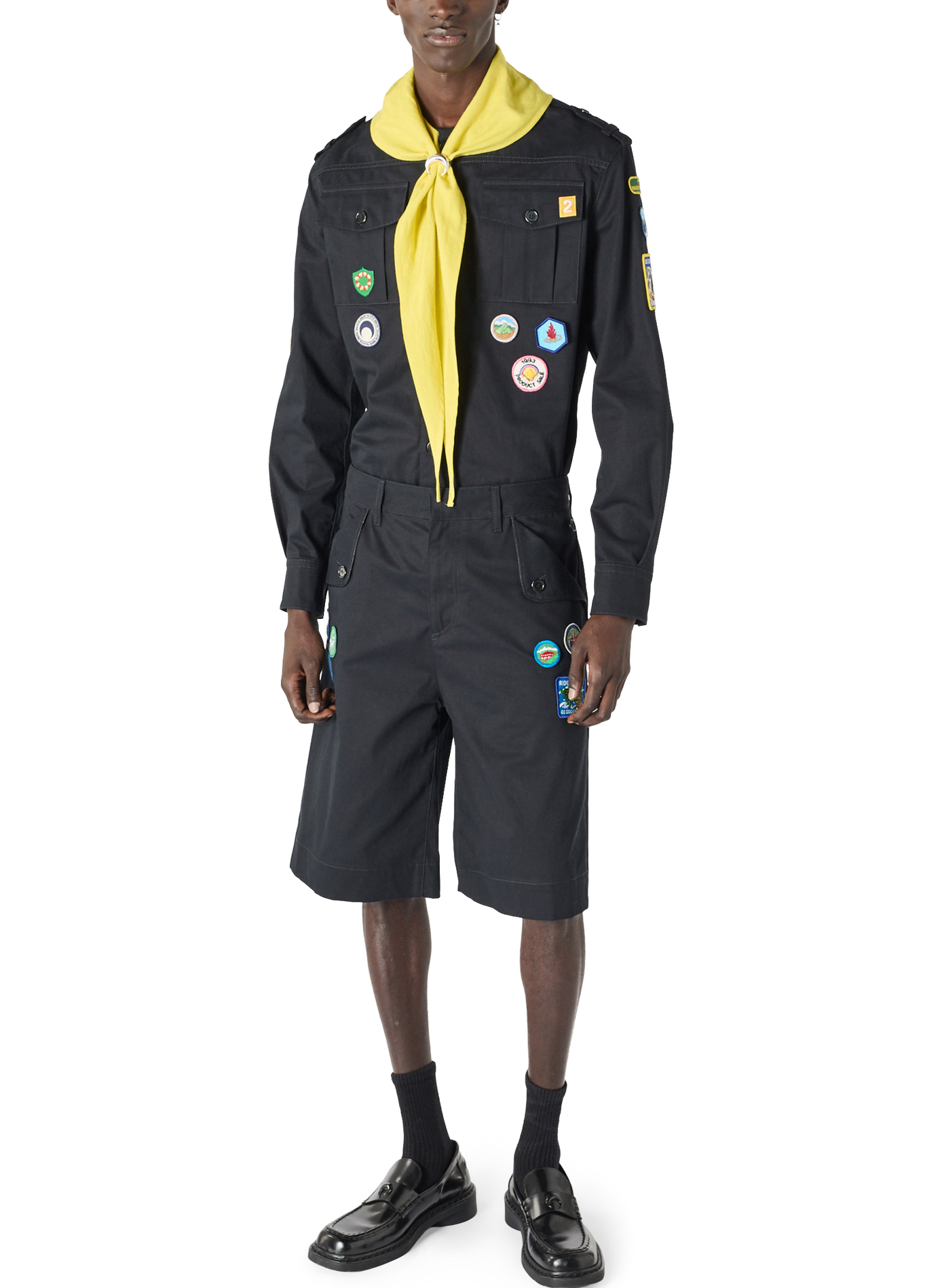 Chemise workwear scout MARINE SERRE Bleu