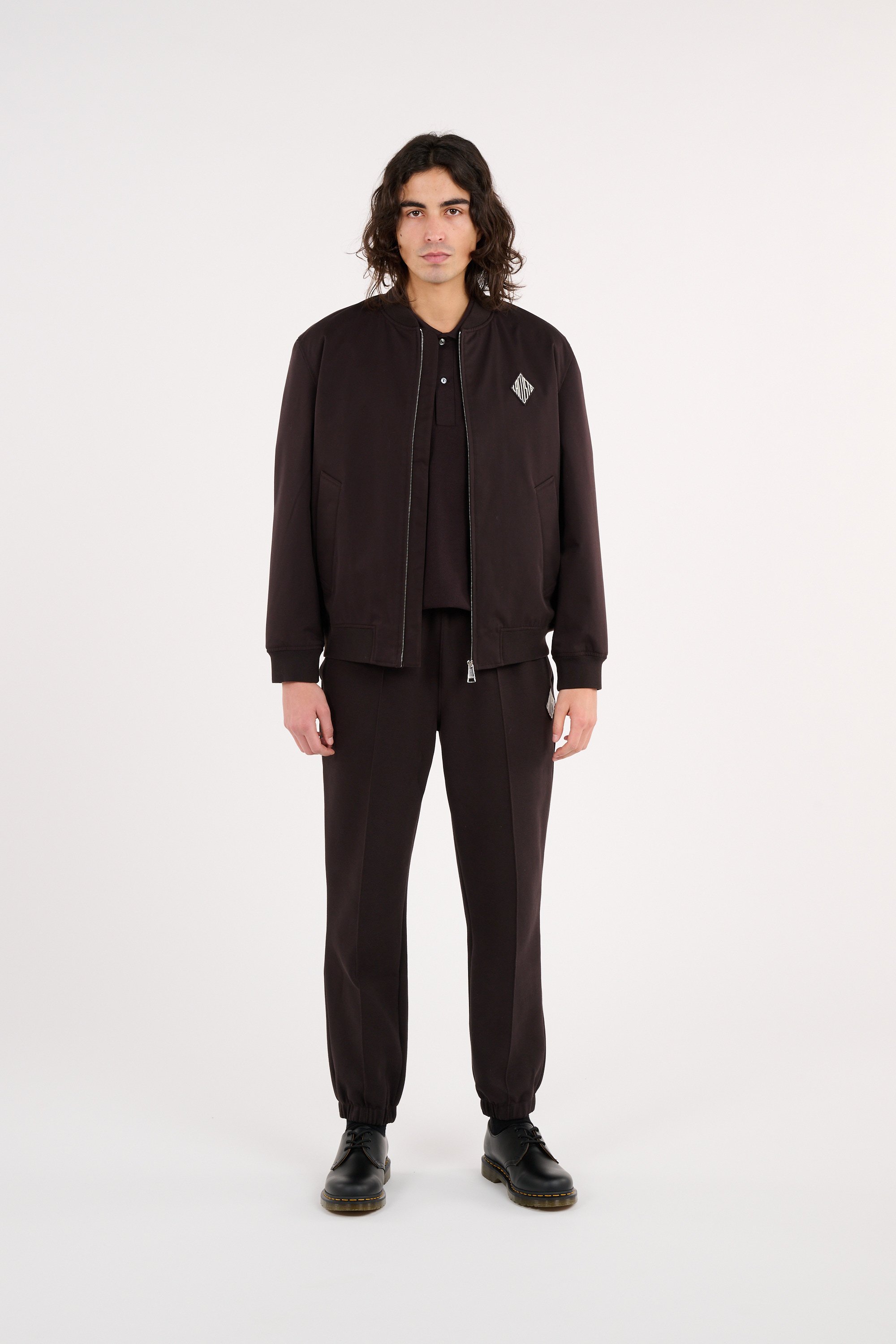 Veste blouson LACOSTE Marron