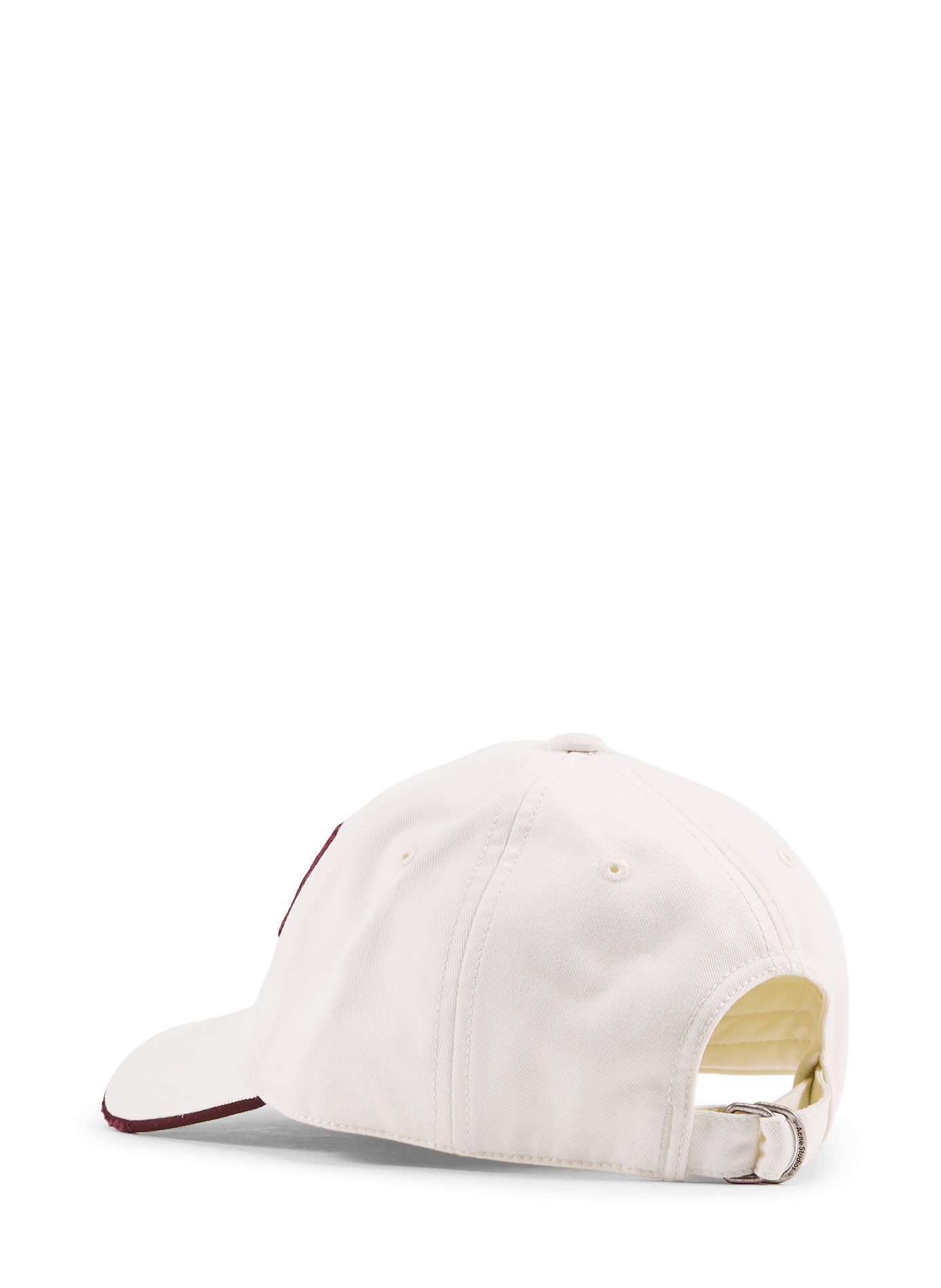 Cotton baseball cap with embroidered logo  ACNE STUDIOS White