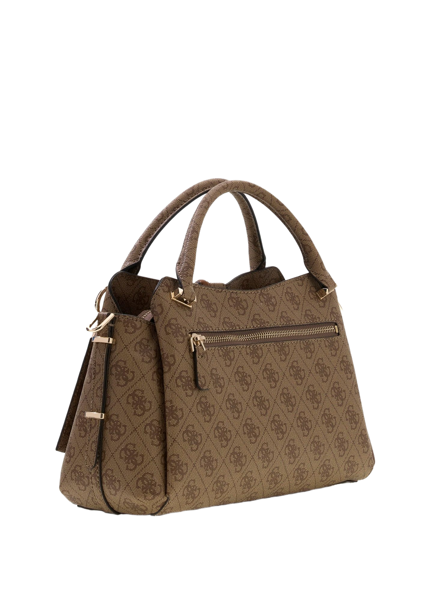 Bedruckte Handtasche GUESS Braun