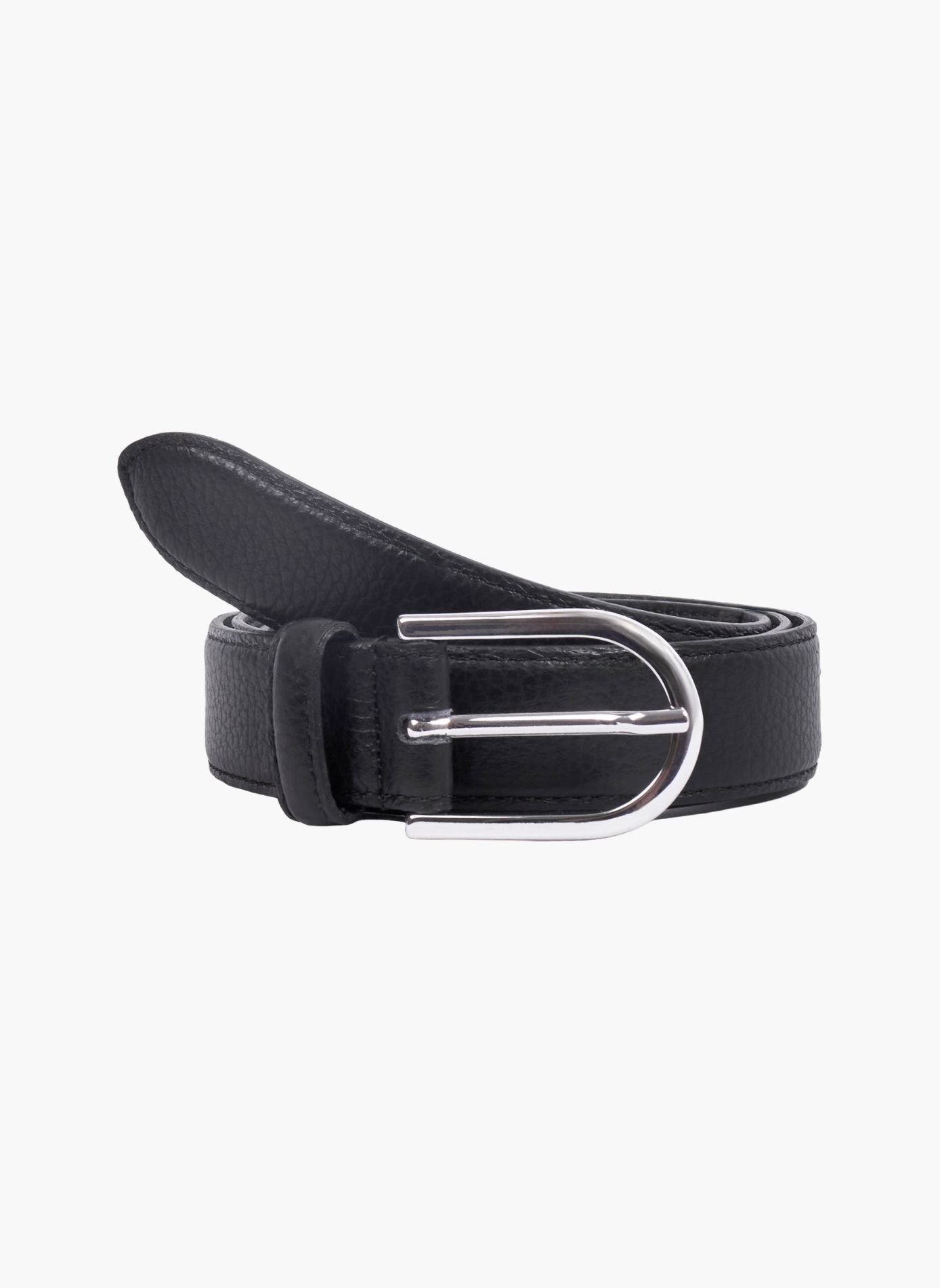 Ceinture oscar cuir grainé JULES & JENN Noir