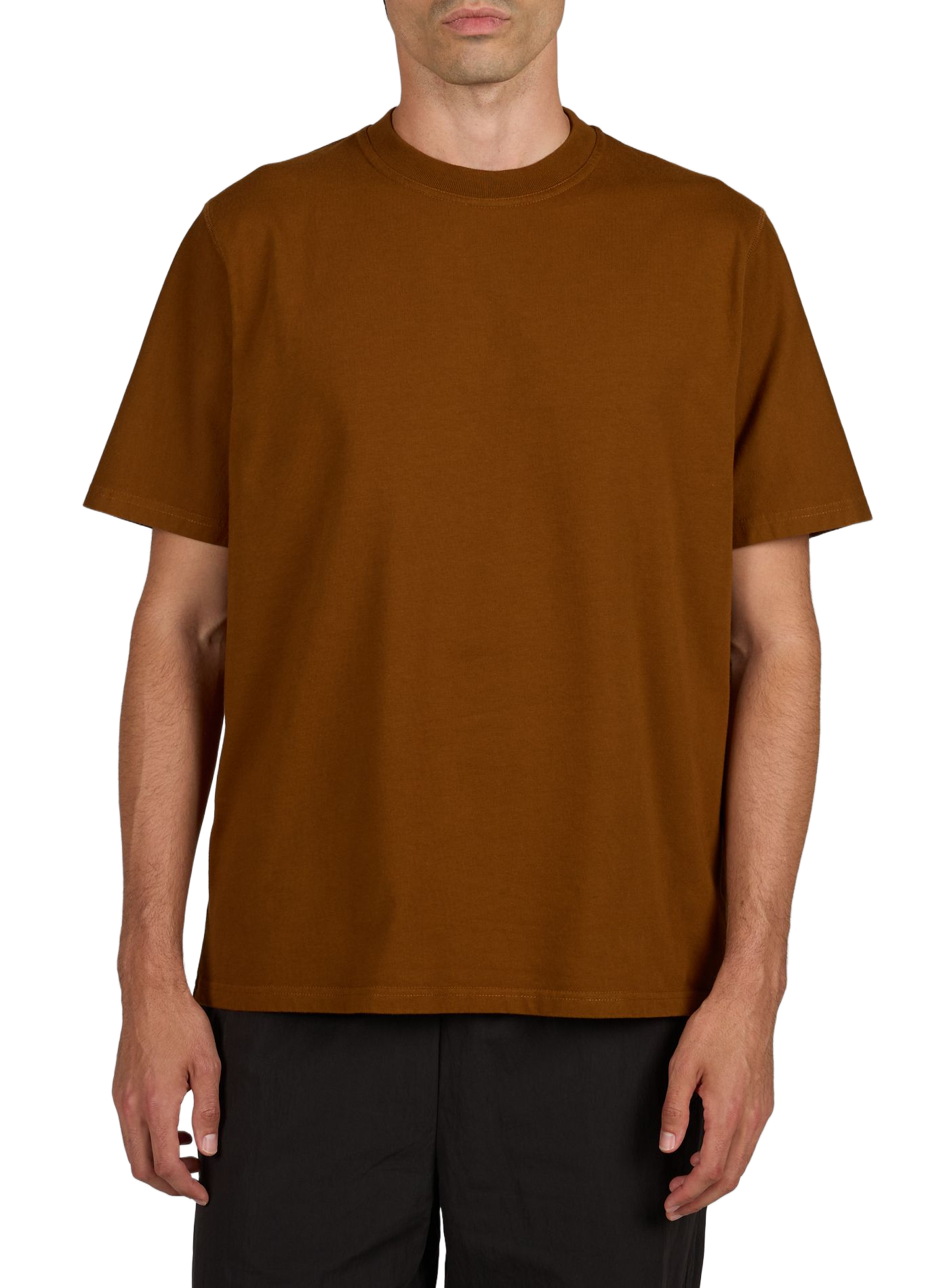 Bedrucktes T-Shirt mit Rundhalsausschnitt aus Baumwolle ARTE ANTWERP Braun
