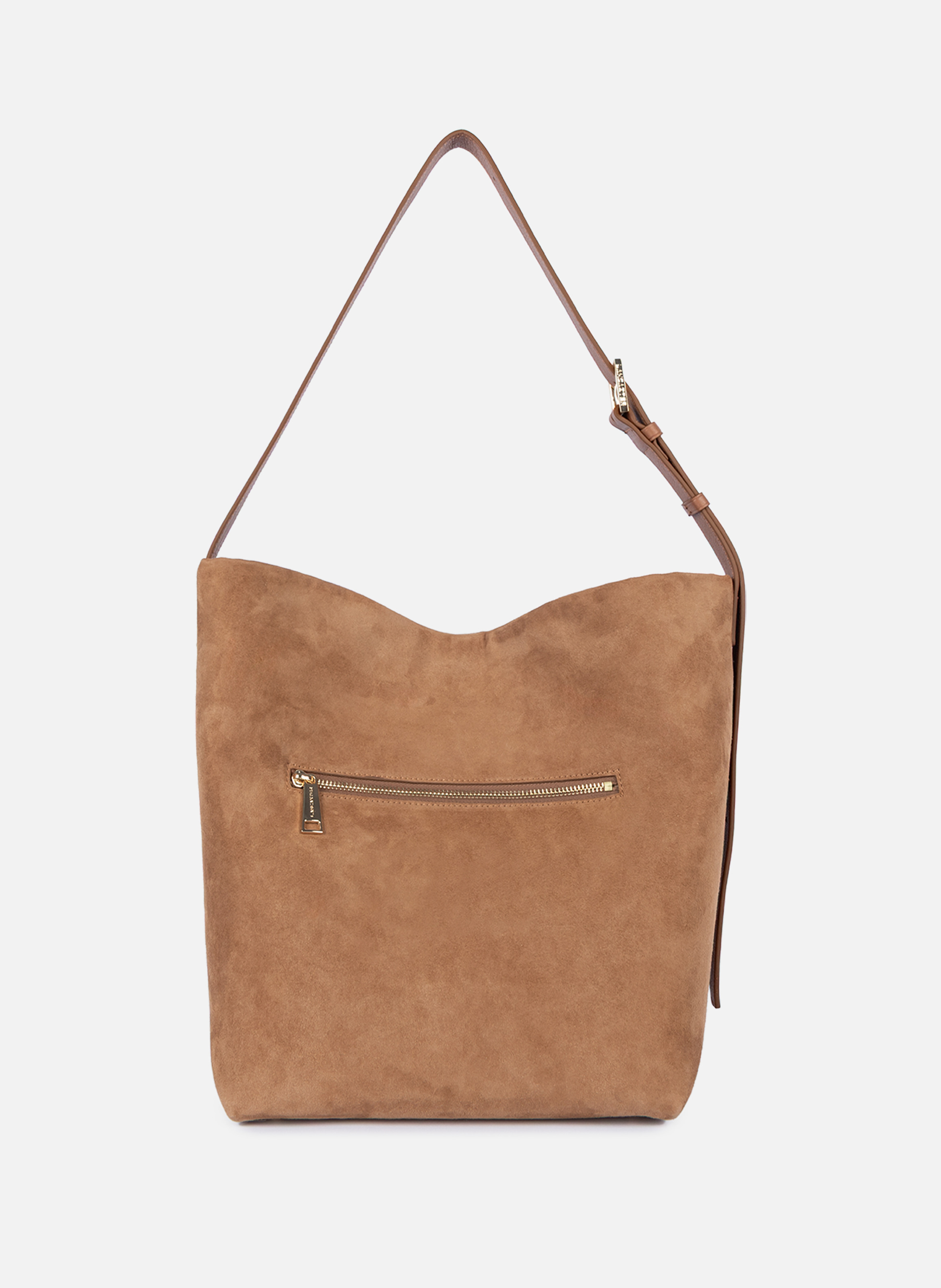 Grand sac seau - suède | Marron LANCASTER Femme