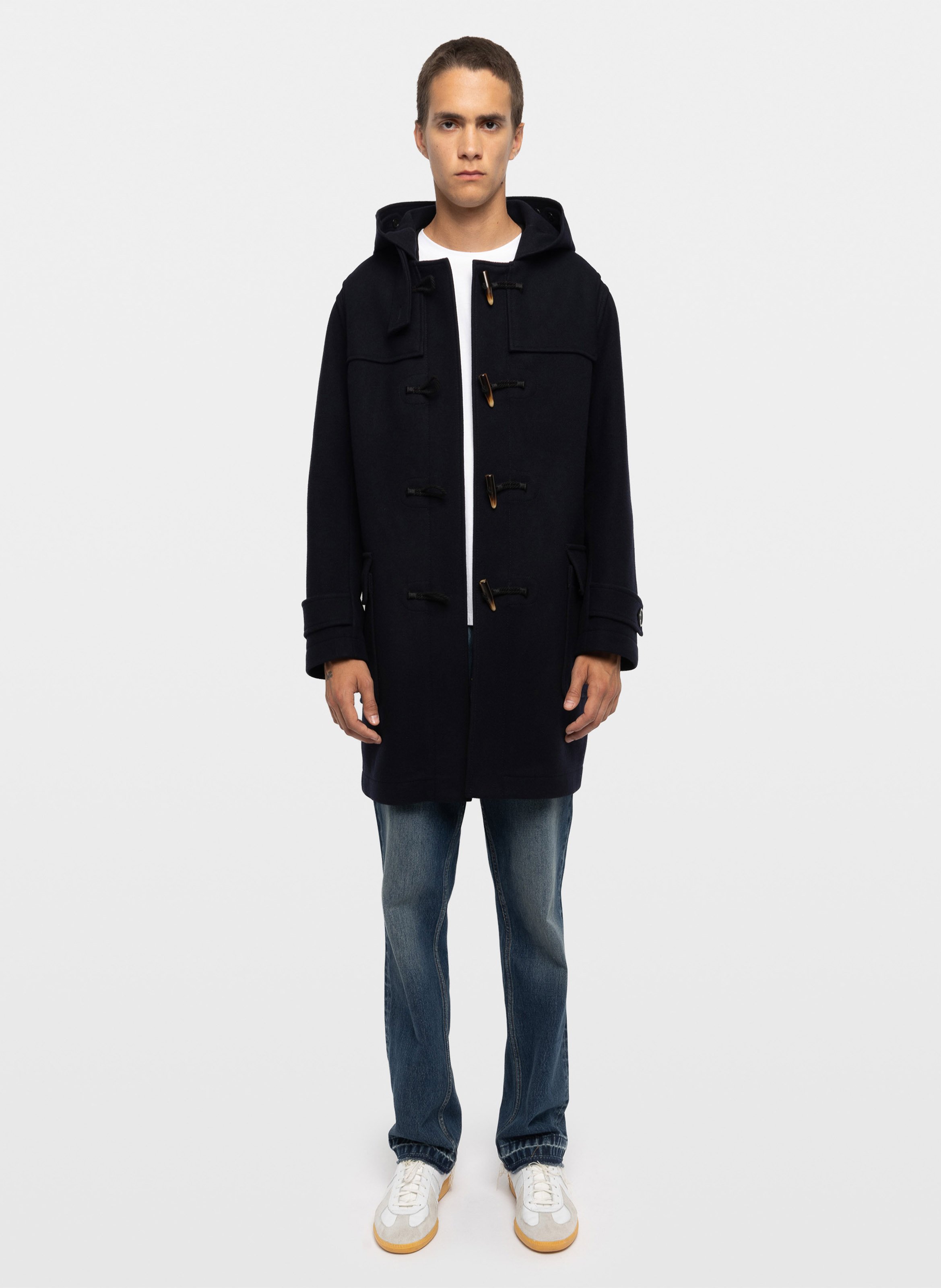 Manteau droit en laine mélangée mael ZADIG&VOLTAIRE Bleu