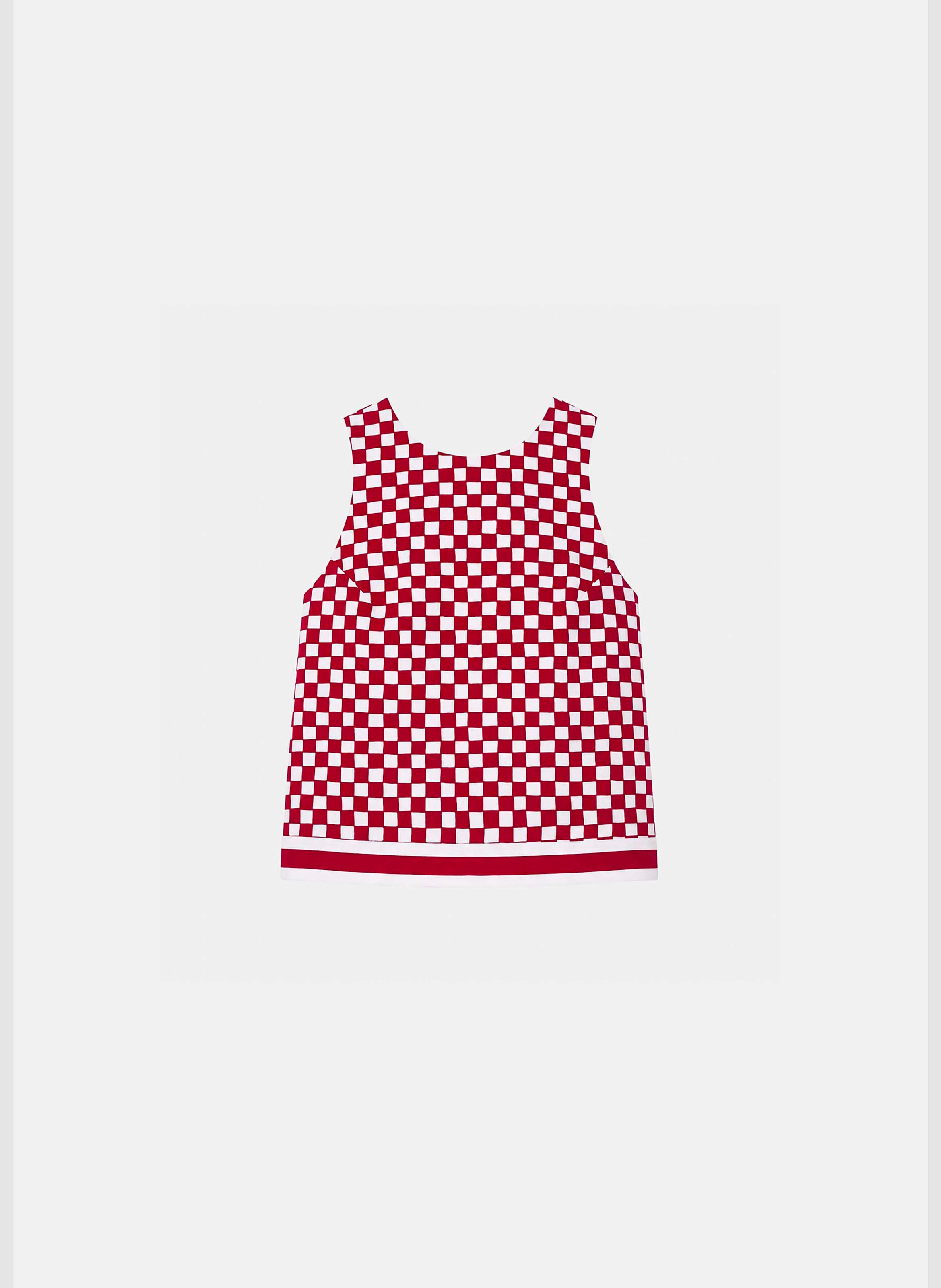 Top tiffany TARA JARMON Rouge