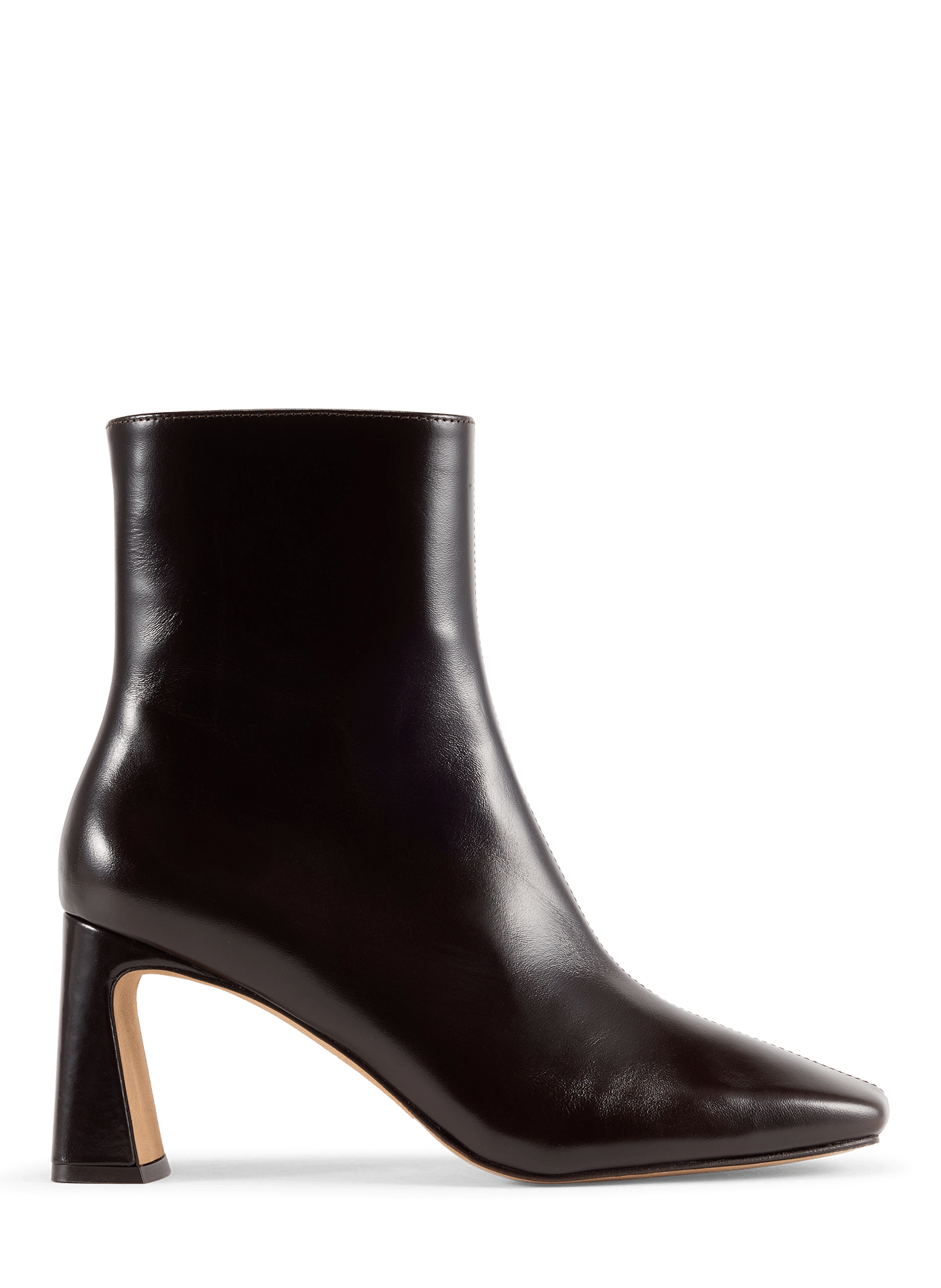 Bottines à talons Hazel en cuir BOBBIES Marron