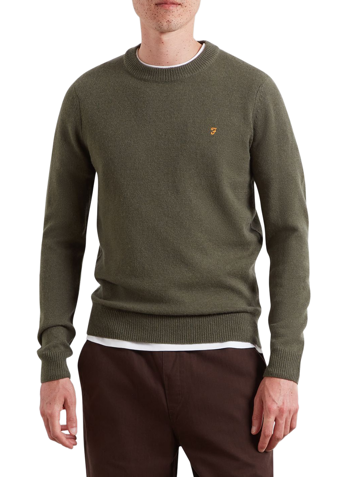 Wollpullover FARAH Grun
