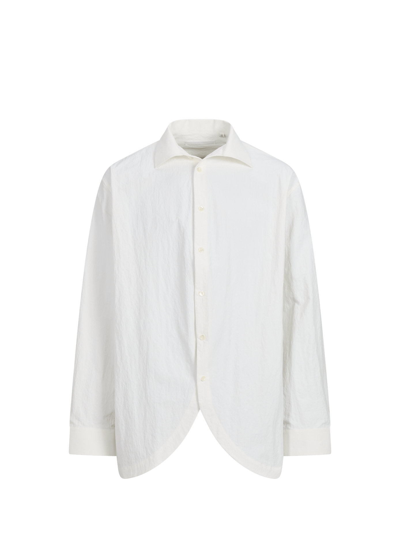 Oversized crinkled-effect shirt SEAN SUEN White