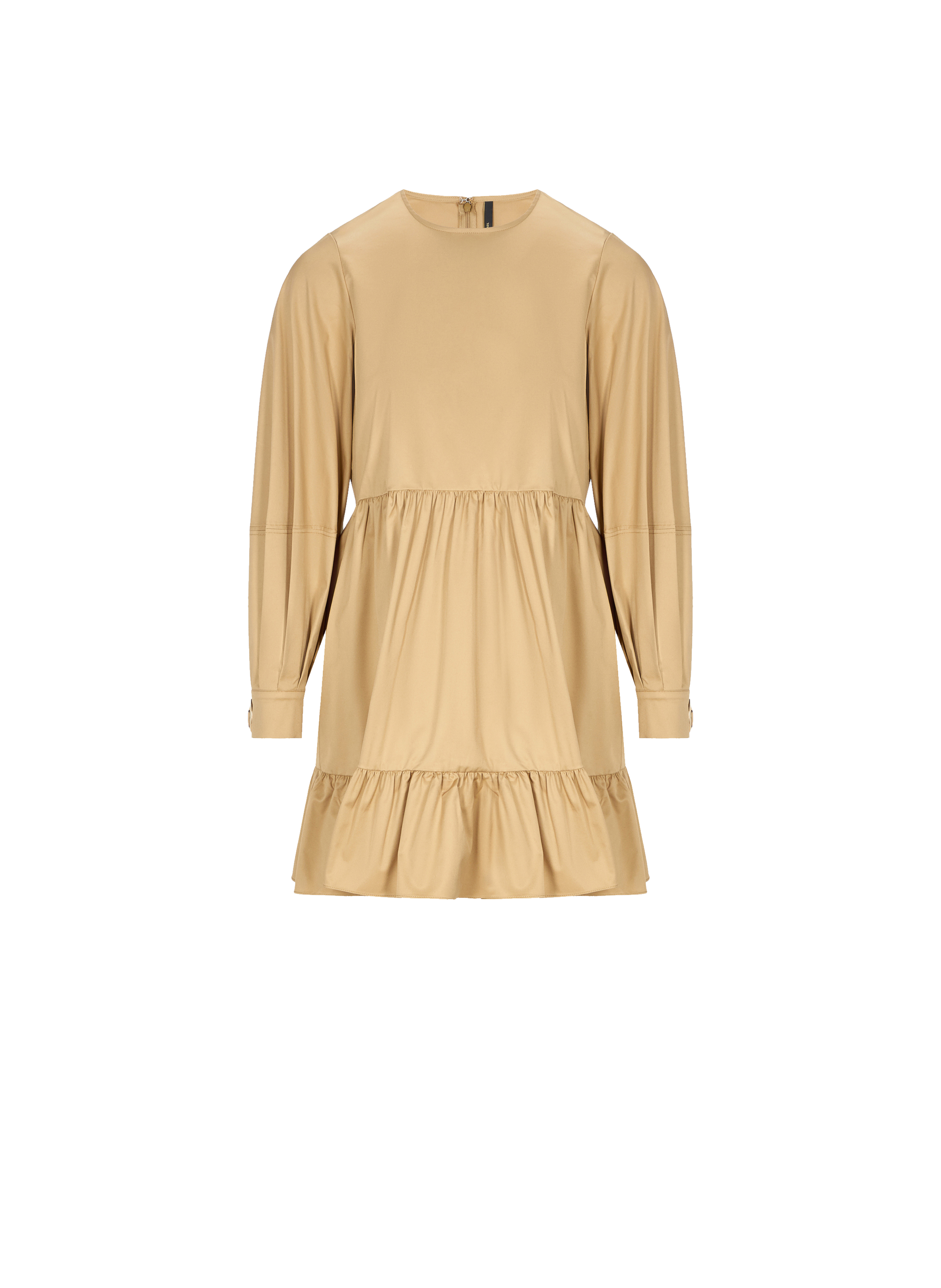 Robe mini en coton et lyocell mélangés