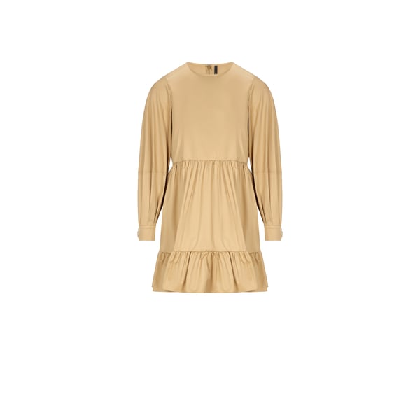 Robe mini en coton et lyocell mélangés