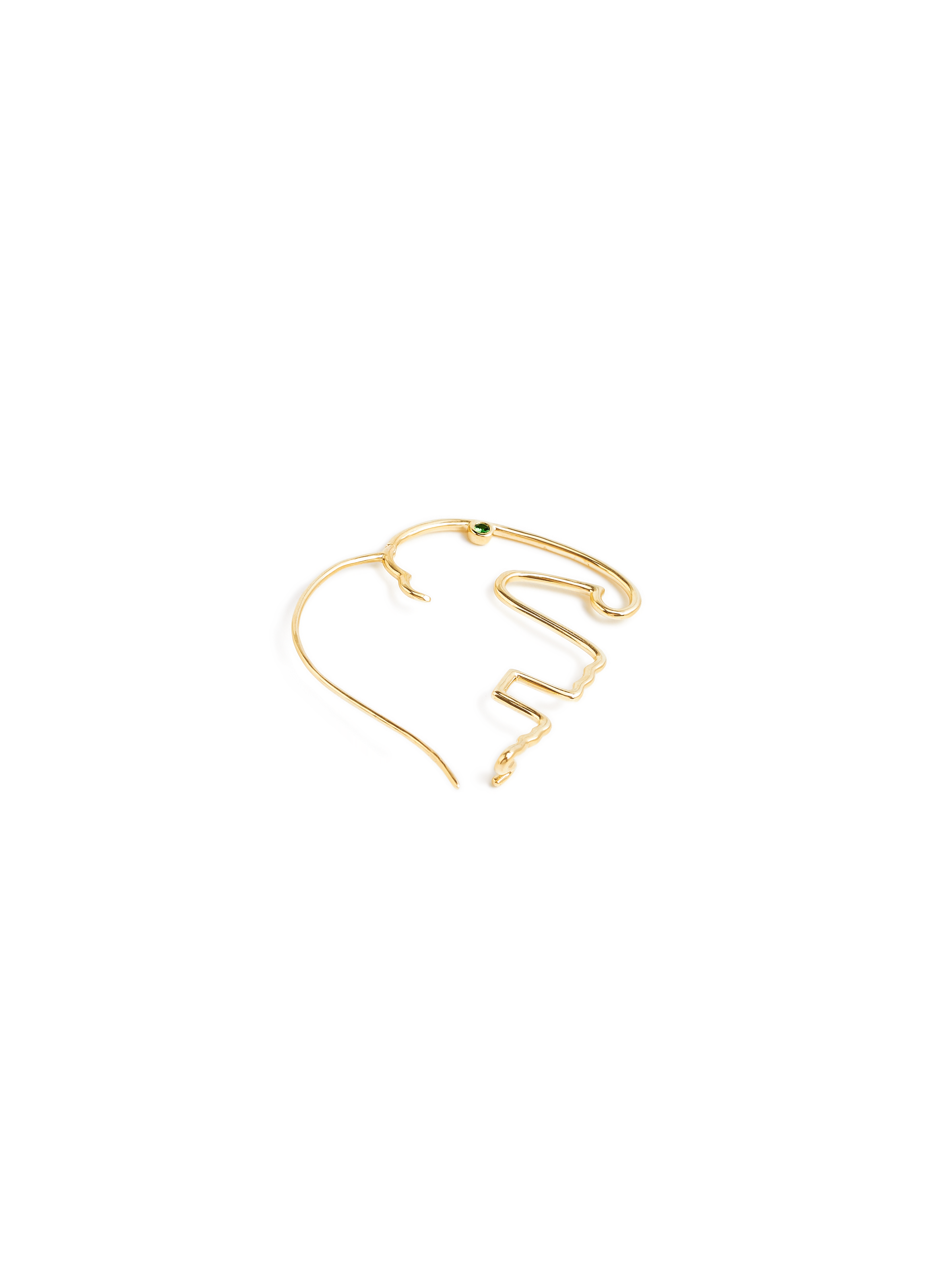 Boucle d'oreille Elephant YVONNE LÉON Multicolore