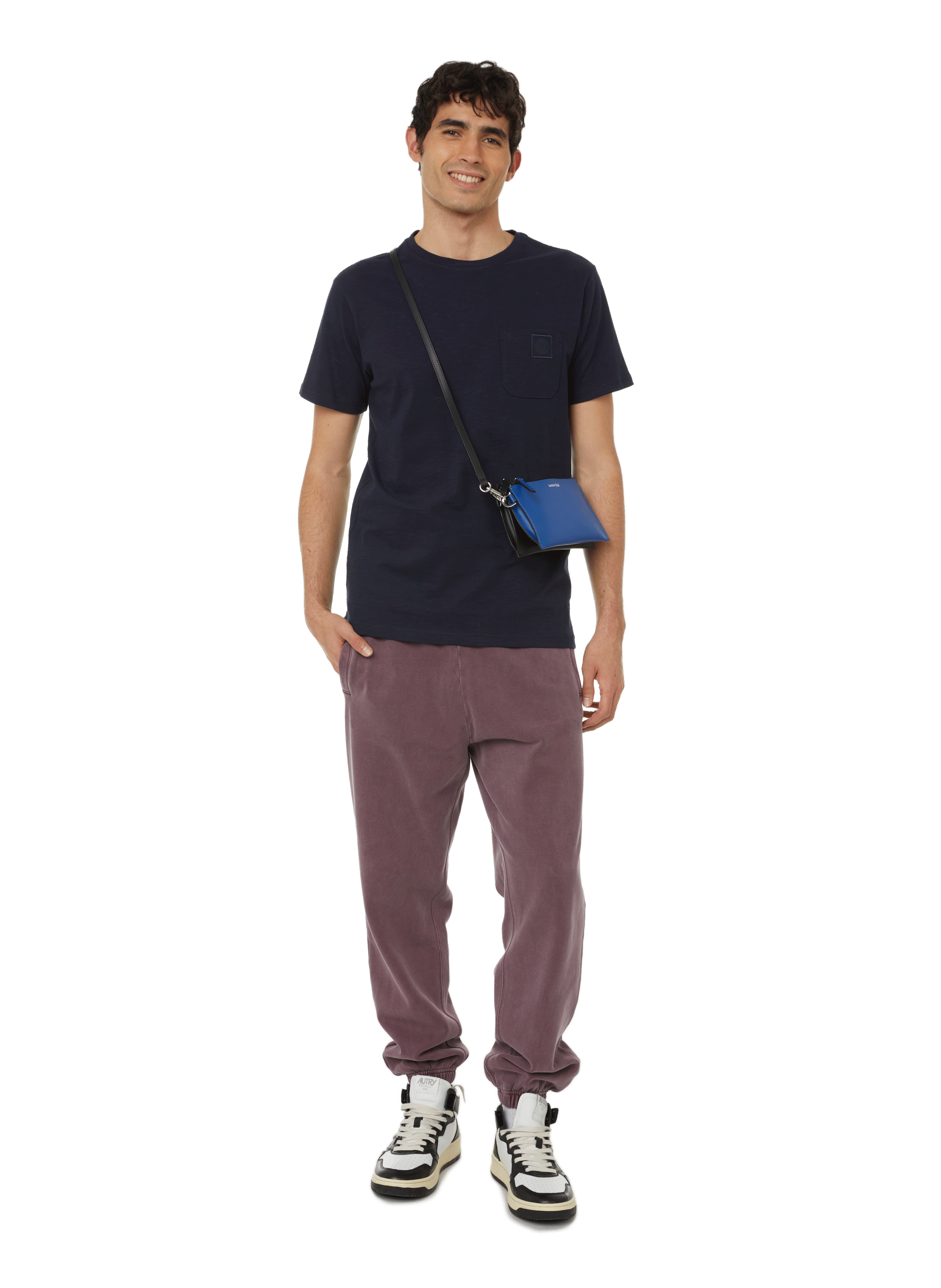 Pochette en cuir SAISON 1865 Multicolour