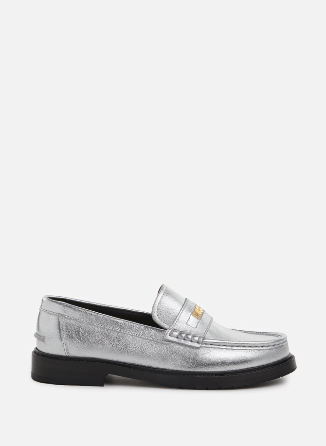 Leather loafers  MOSCHINO
