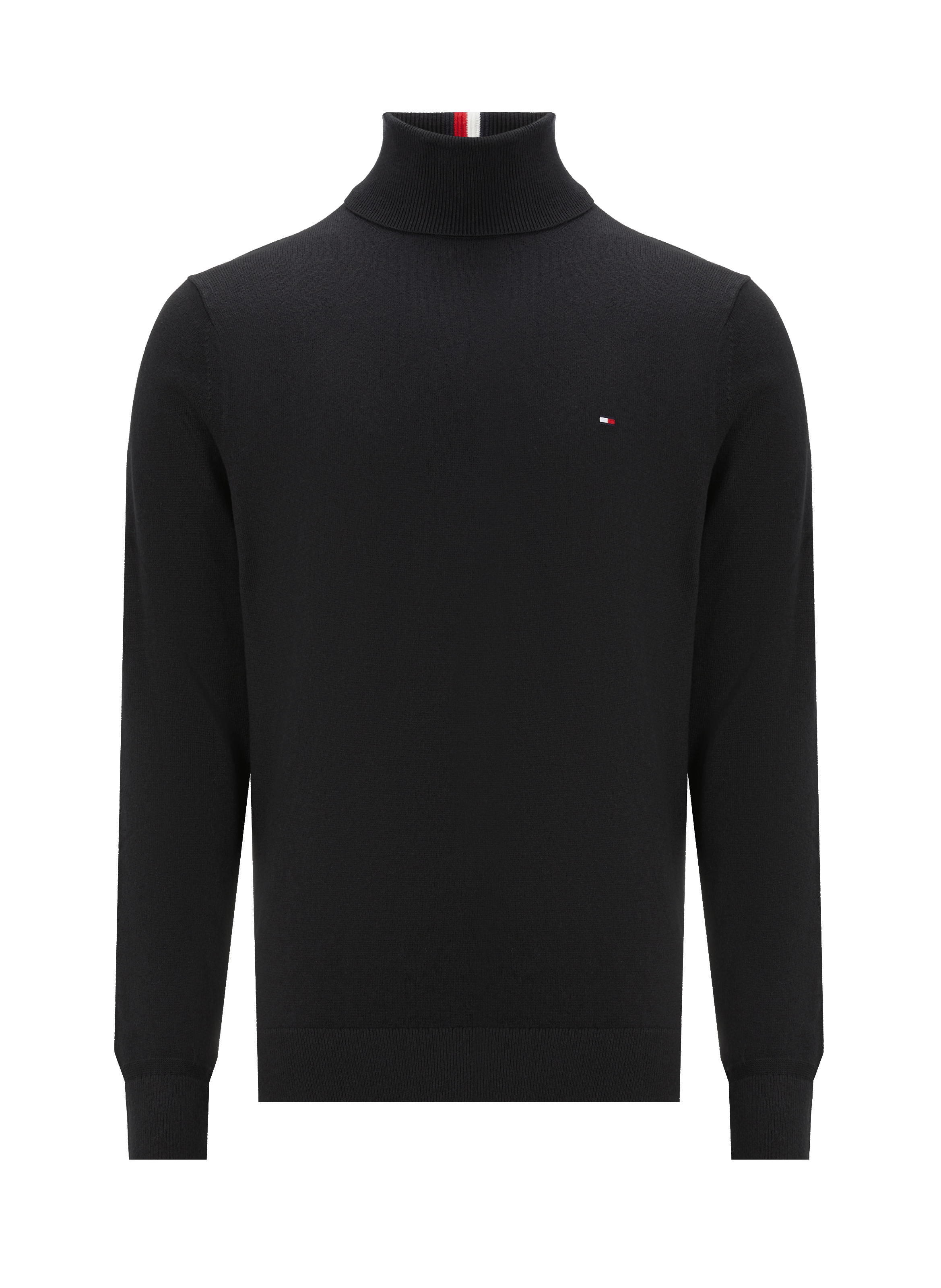 TOMMY HILFIGER Pull col roulé Noir