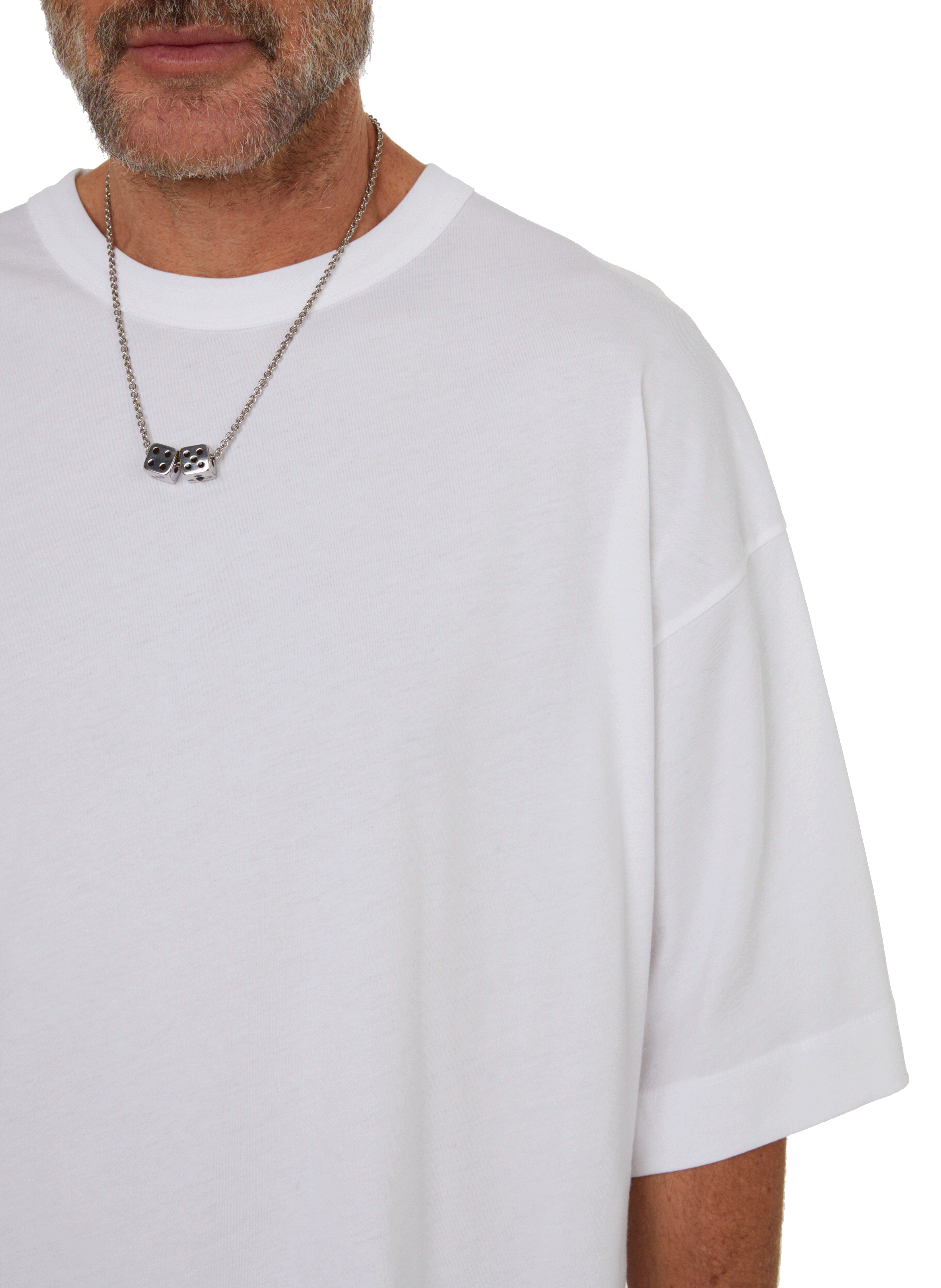 T-shirt oversize en coton DRIES VAN NOTEN Blanc