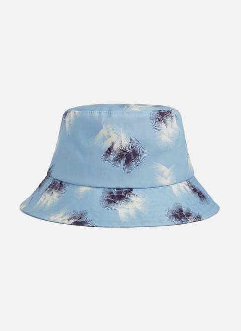Blue cotton-print bucket hatPAUL SMITH 