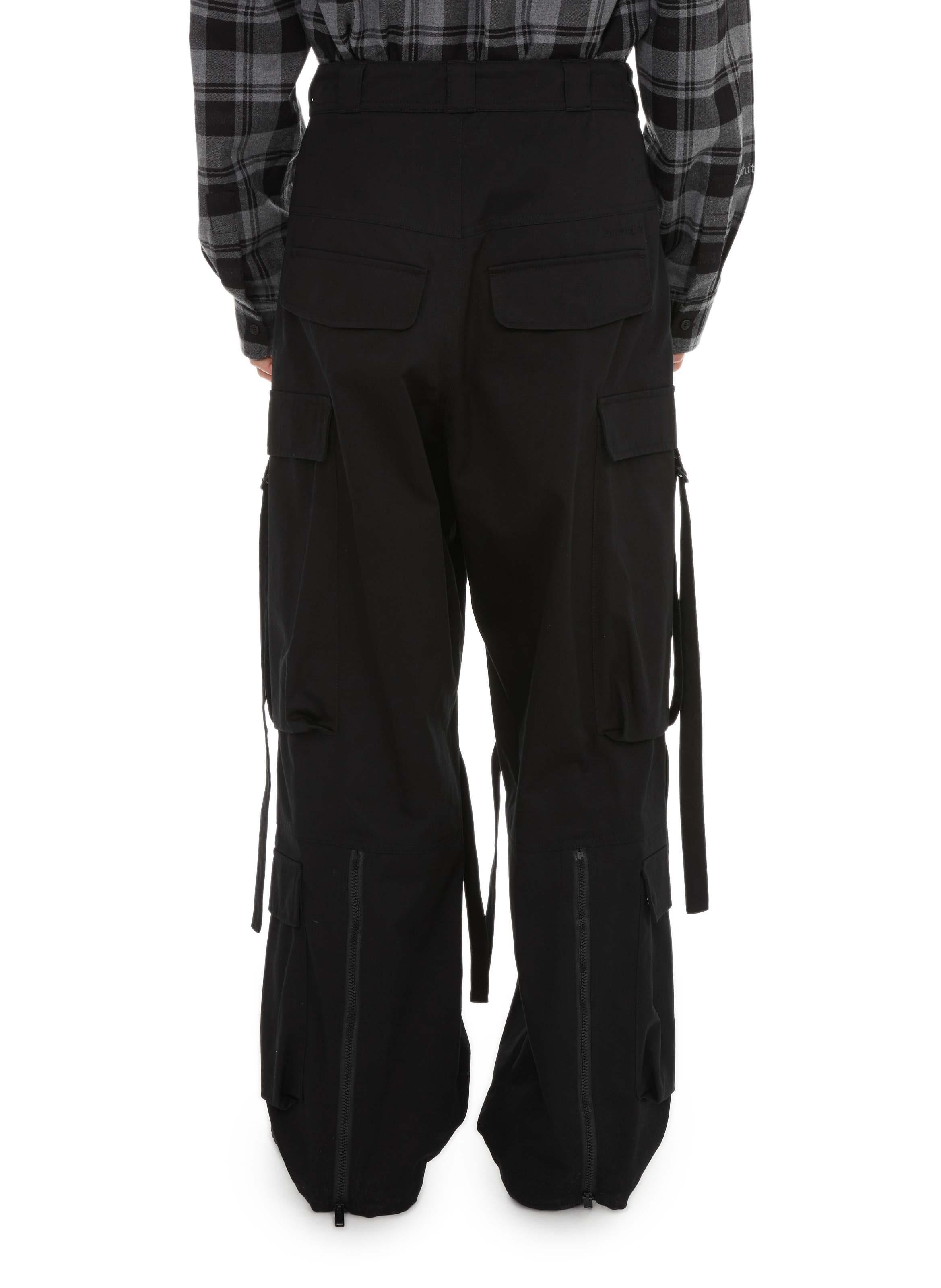 Pantalon cargo en coton GIVENCHY Noir