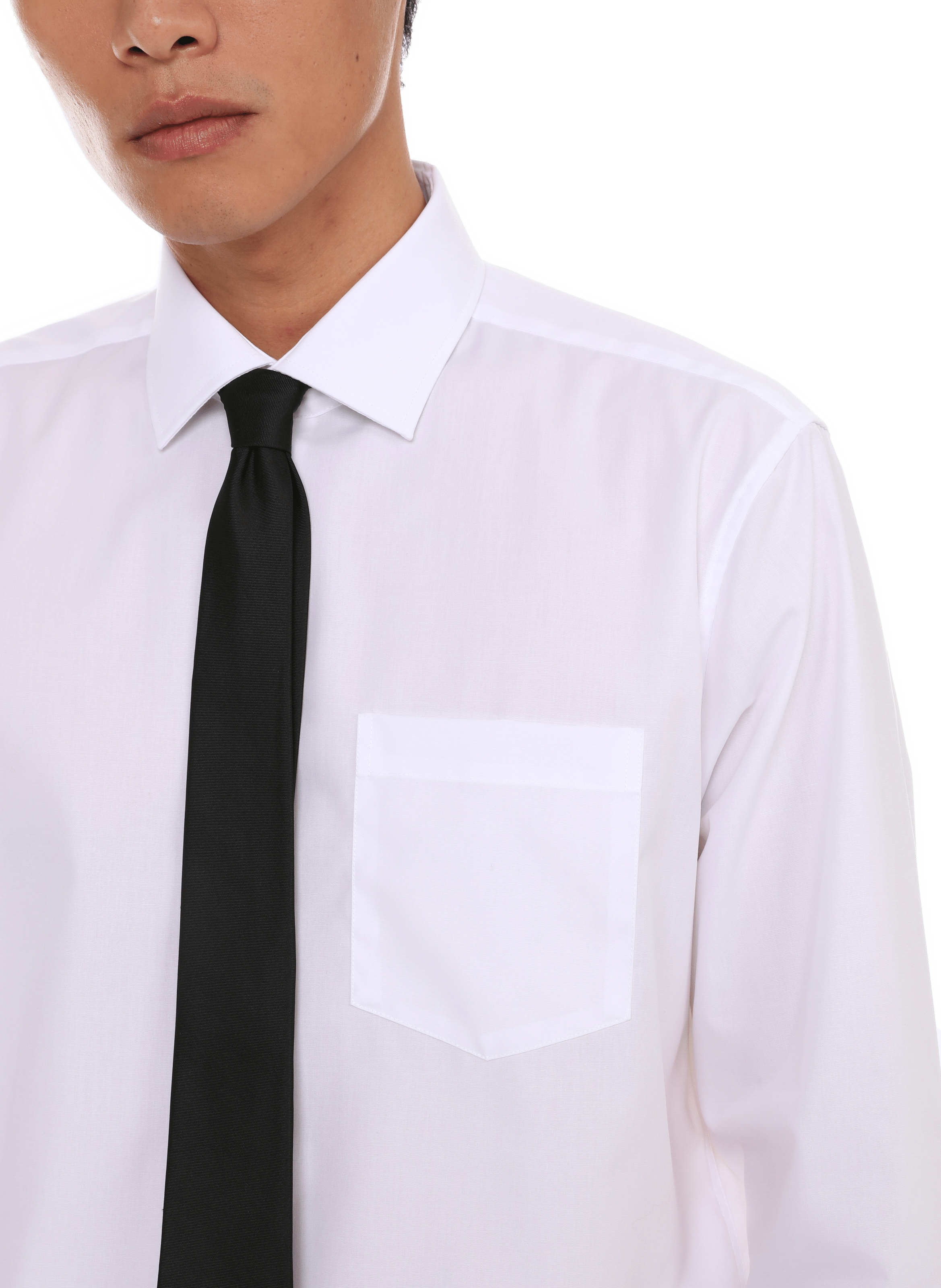 Chemise regular en coton Kent SEIDENSTICKER Blanc