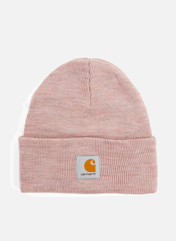 CARHARTT WIP Beanie hat with turned-up brim Pink