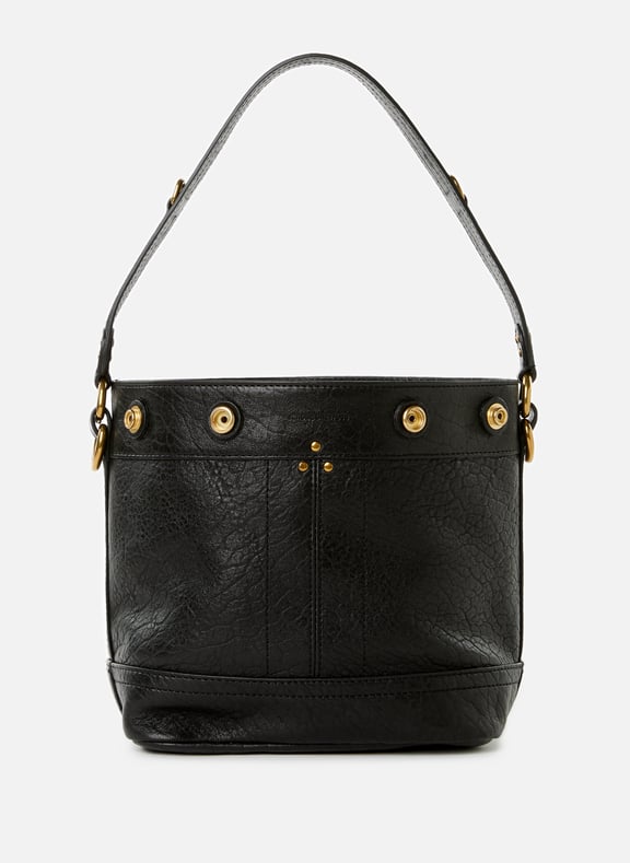 Sac seau Ben S en cuir d'agneau Noir by JÉRÔME DREYFUSS JÉRÔME DREYFUSS Sac seau Ben S en cuir d'agneau Noir