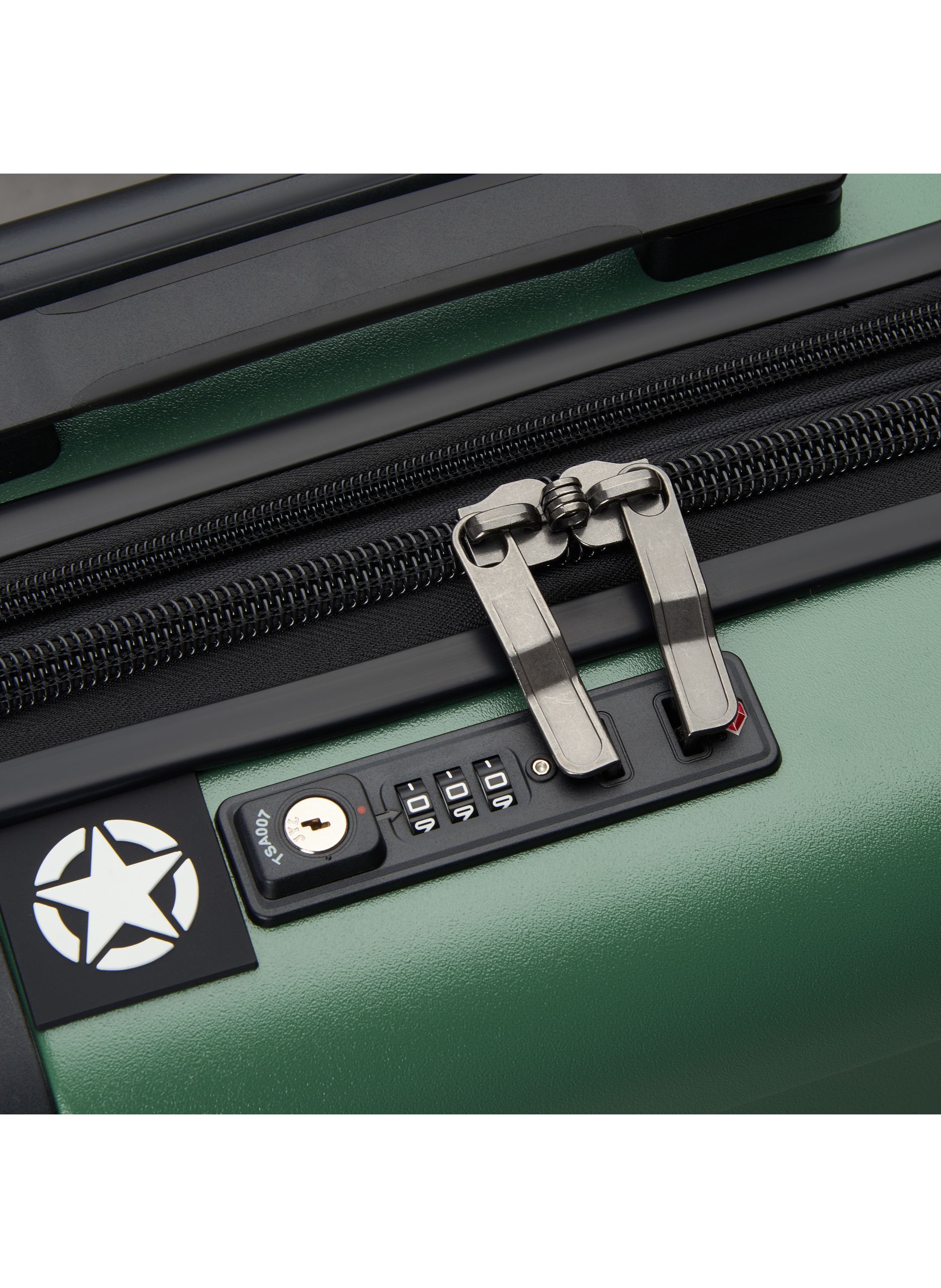 Valise cabine rigide taille s - jh002b JEEP Vert