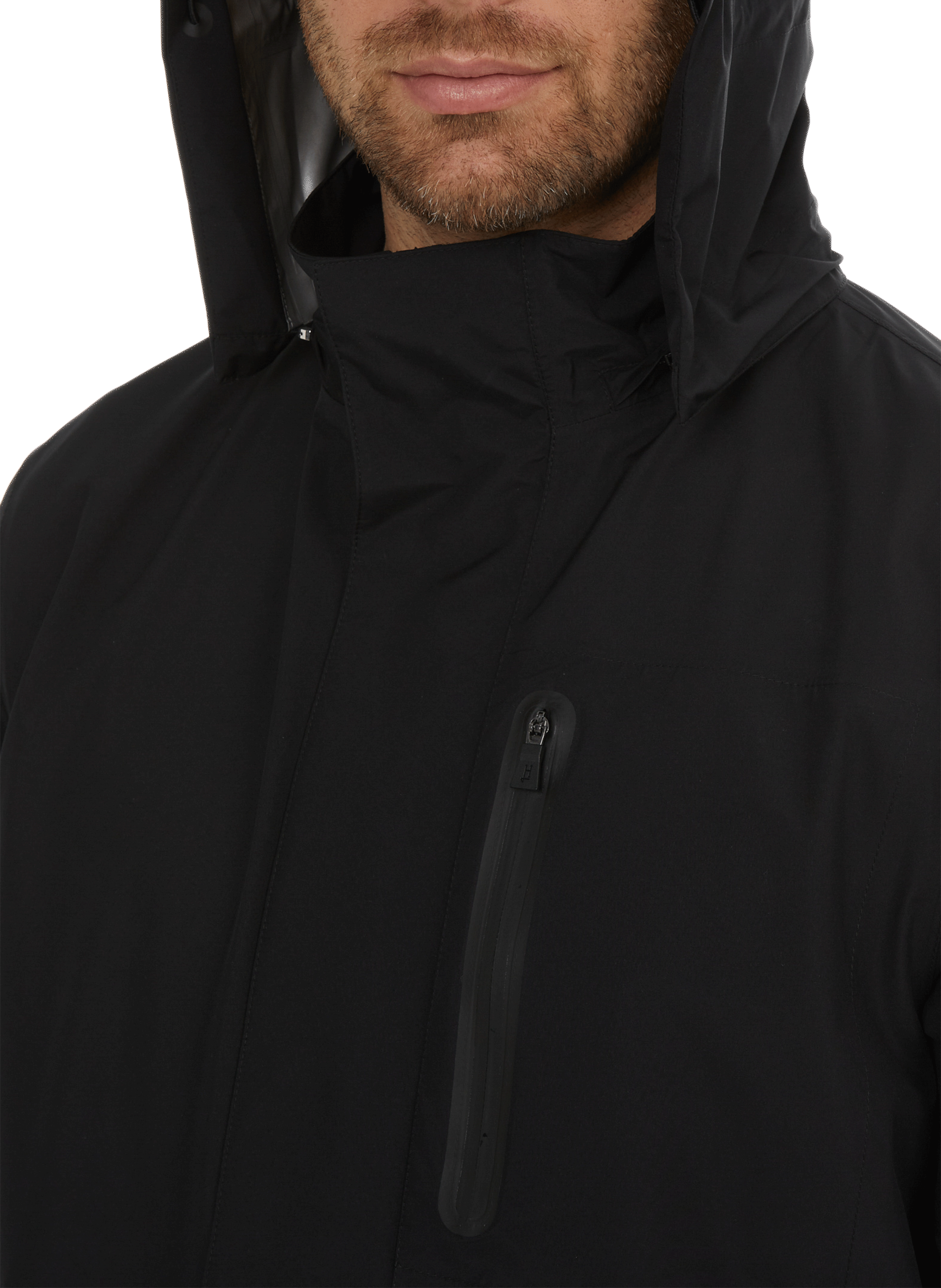 Waterproof Long Jacket HERNO Black