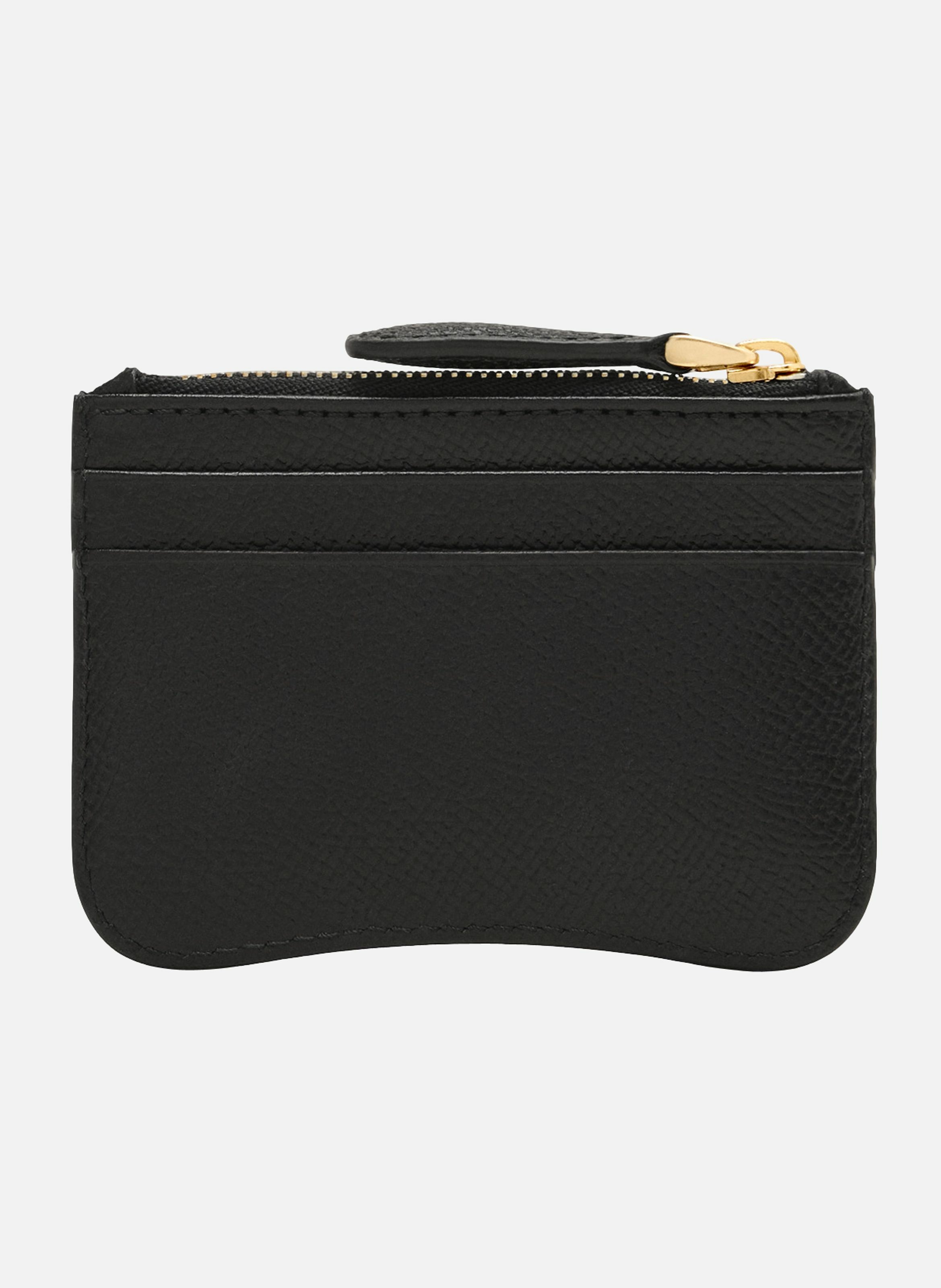 Porte-cartes zippé paris paris unisexe AMI PARIS Noir