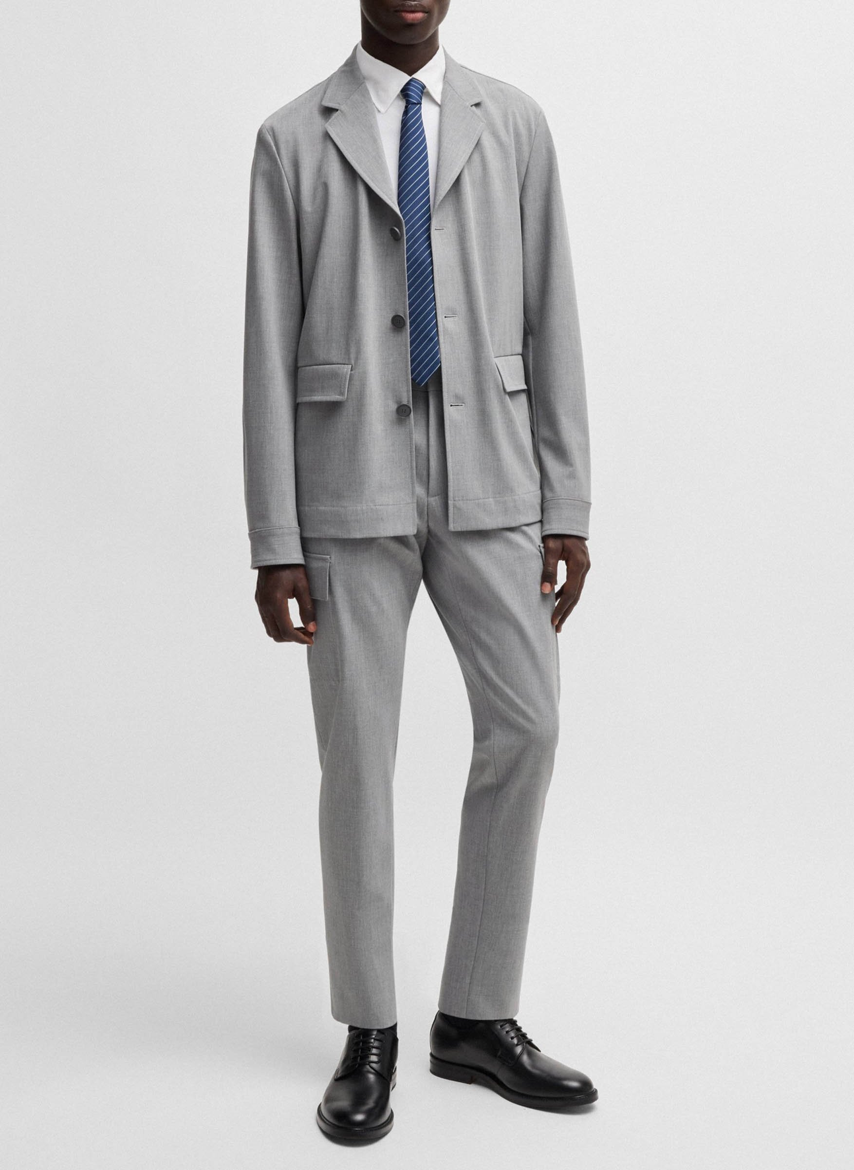 Chemise de ville regular BOSS Blanc