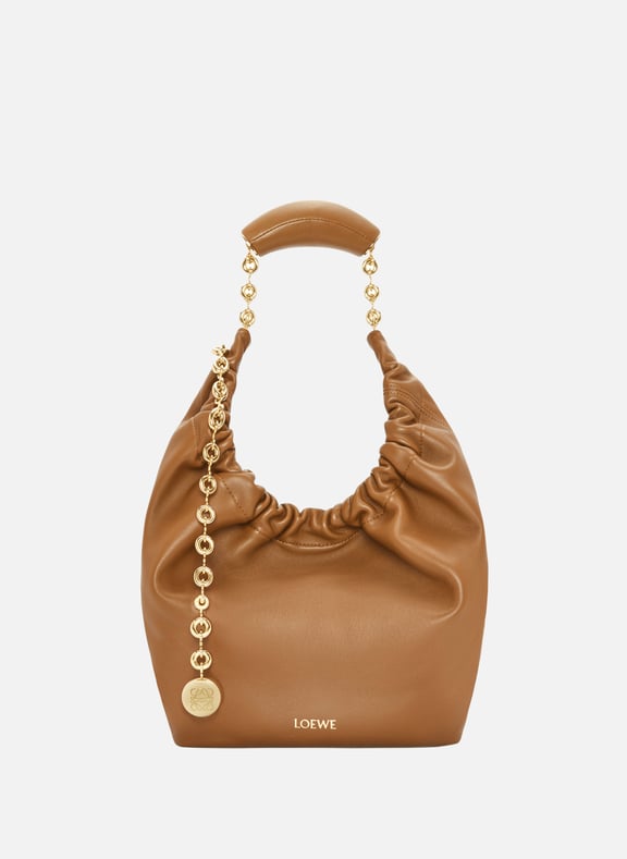 Small Squeeze lamb leather bag Beige by LOEWE LOEWE Small Squeeze lamb leather bag Beige