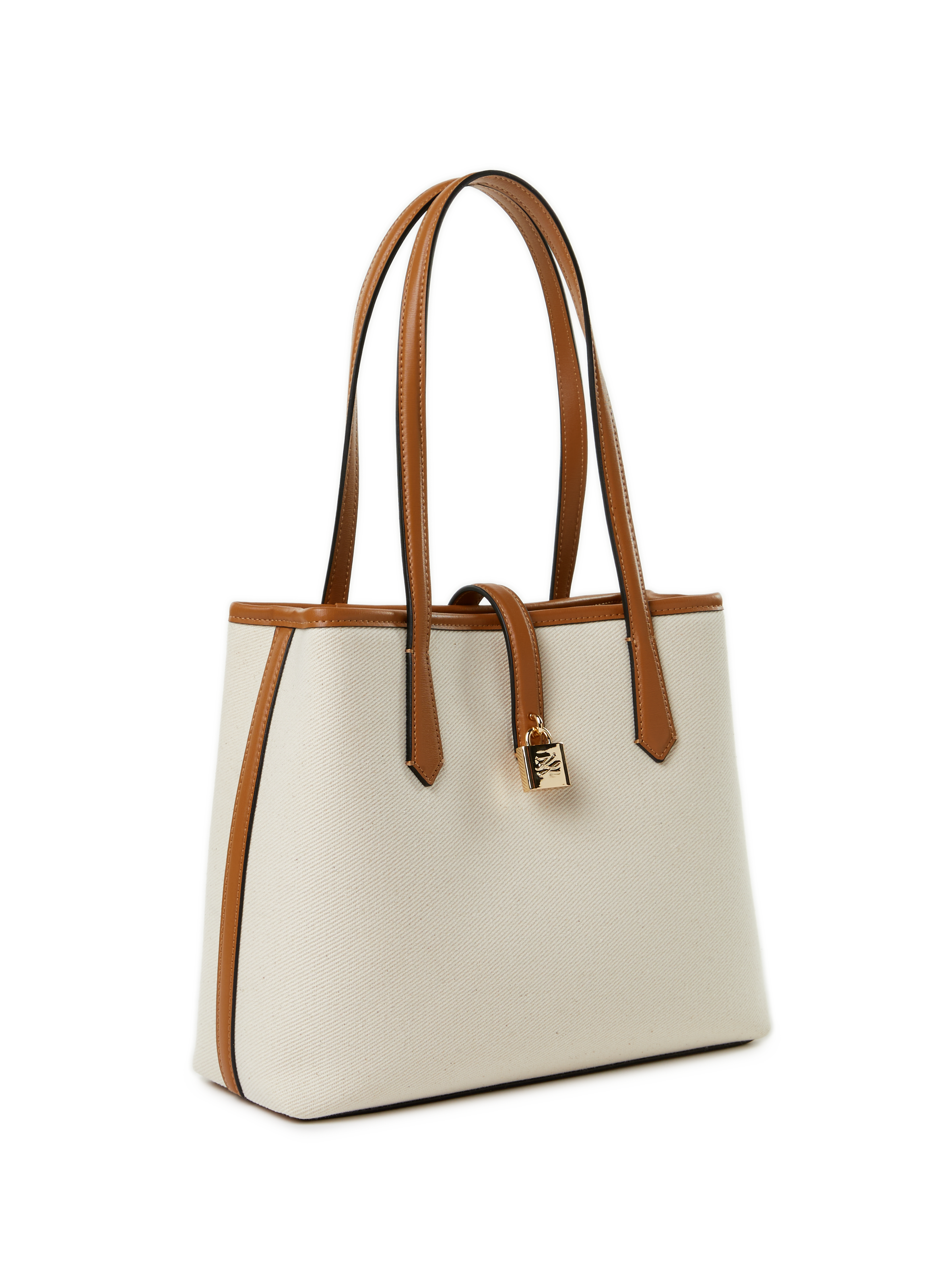 Sac à main en coton et cuir  KARL LAGERFELD Multicolore