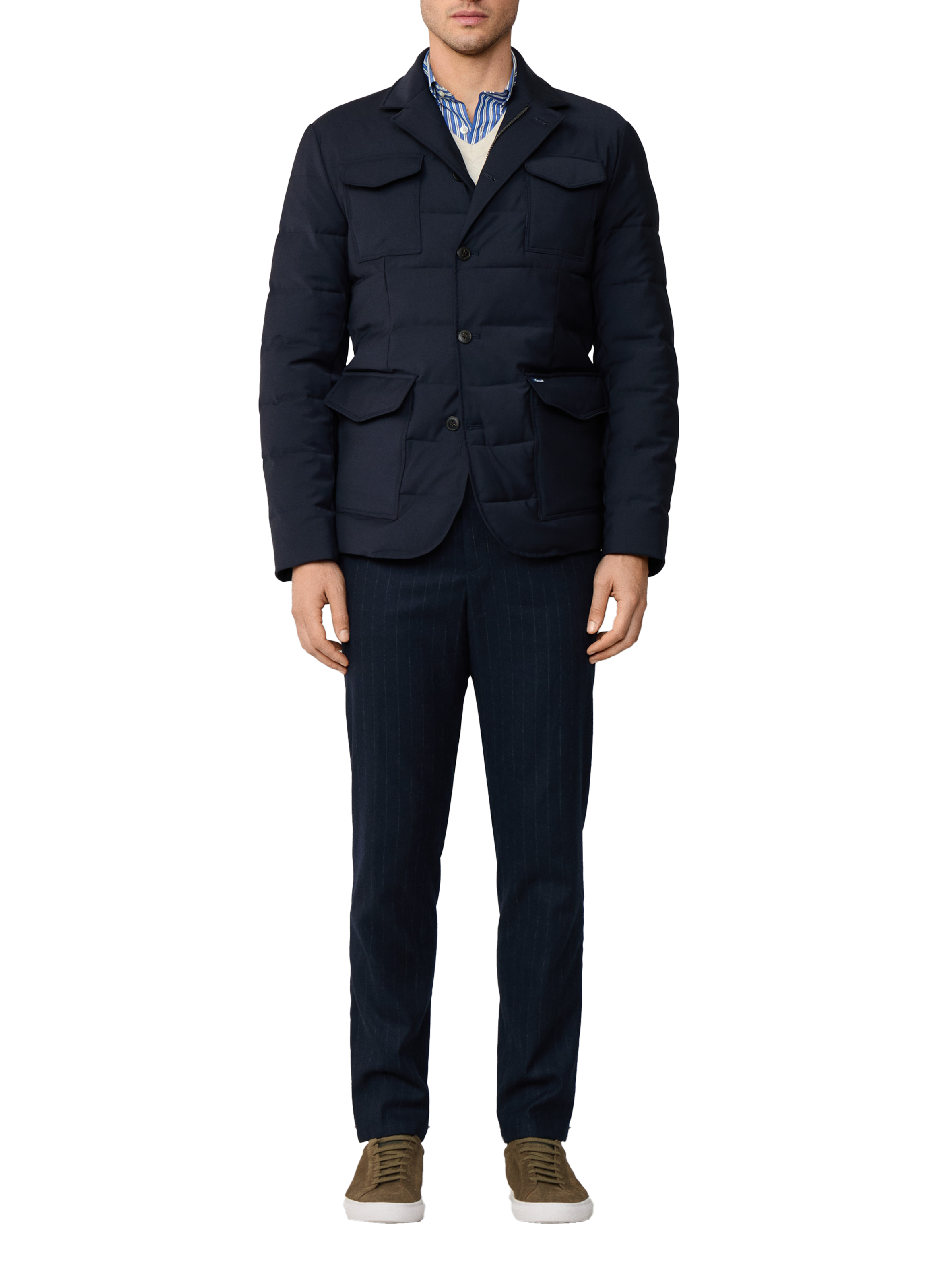 Padded gilet FACONNABLE Blue