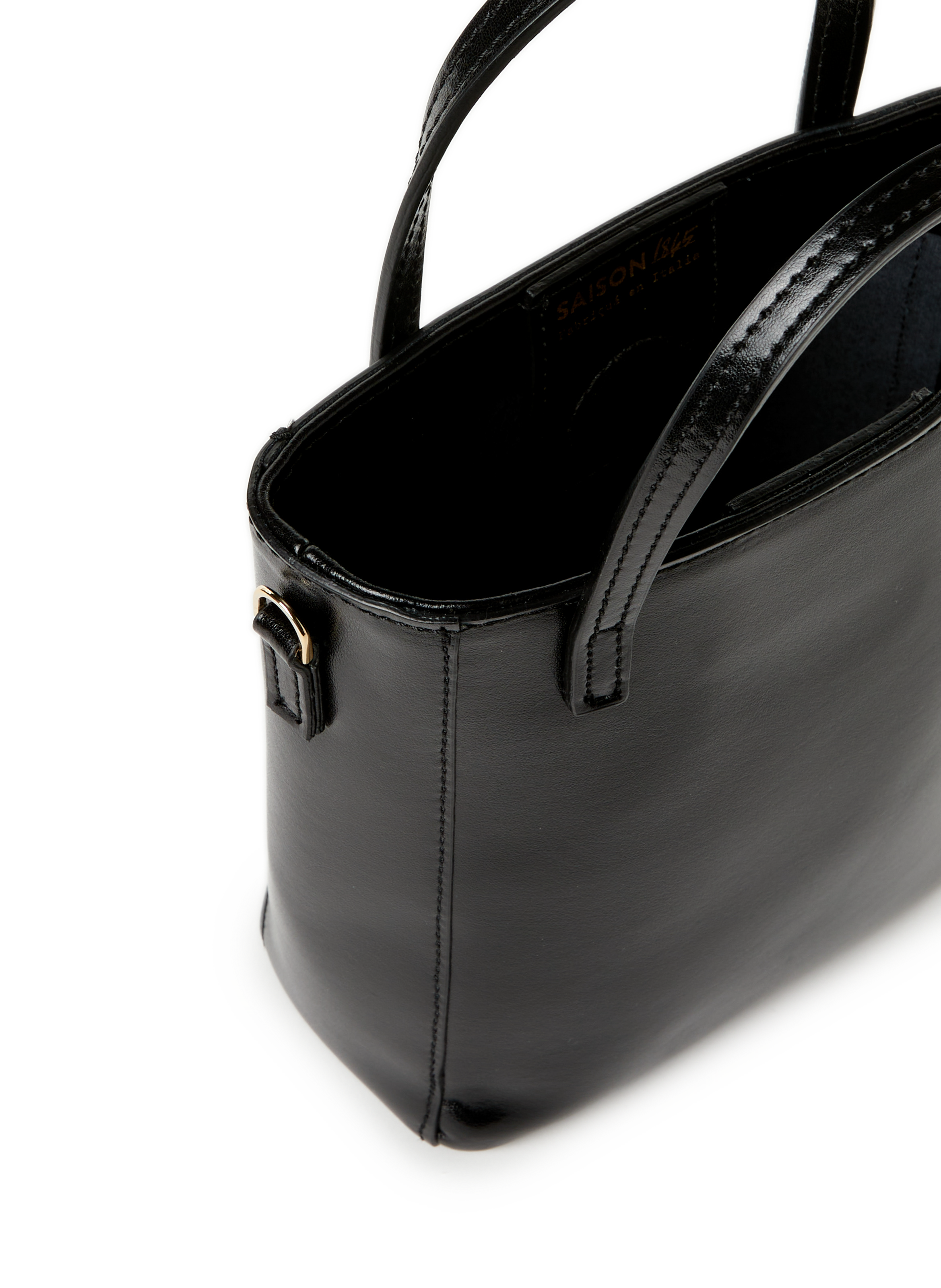 Sac à main en cuir SAISON 1865 Noir