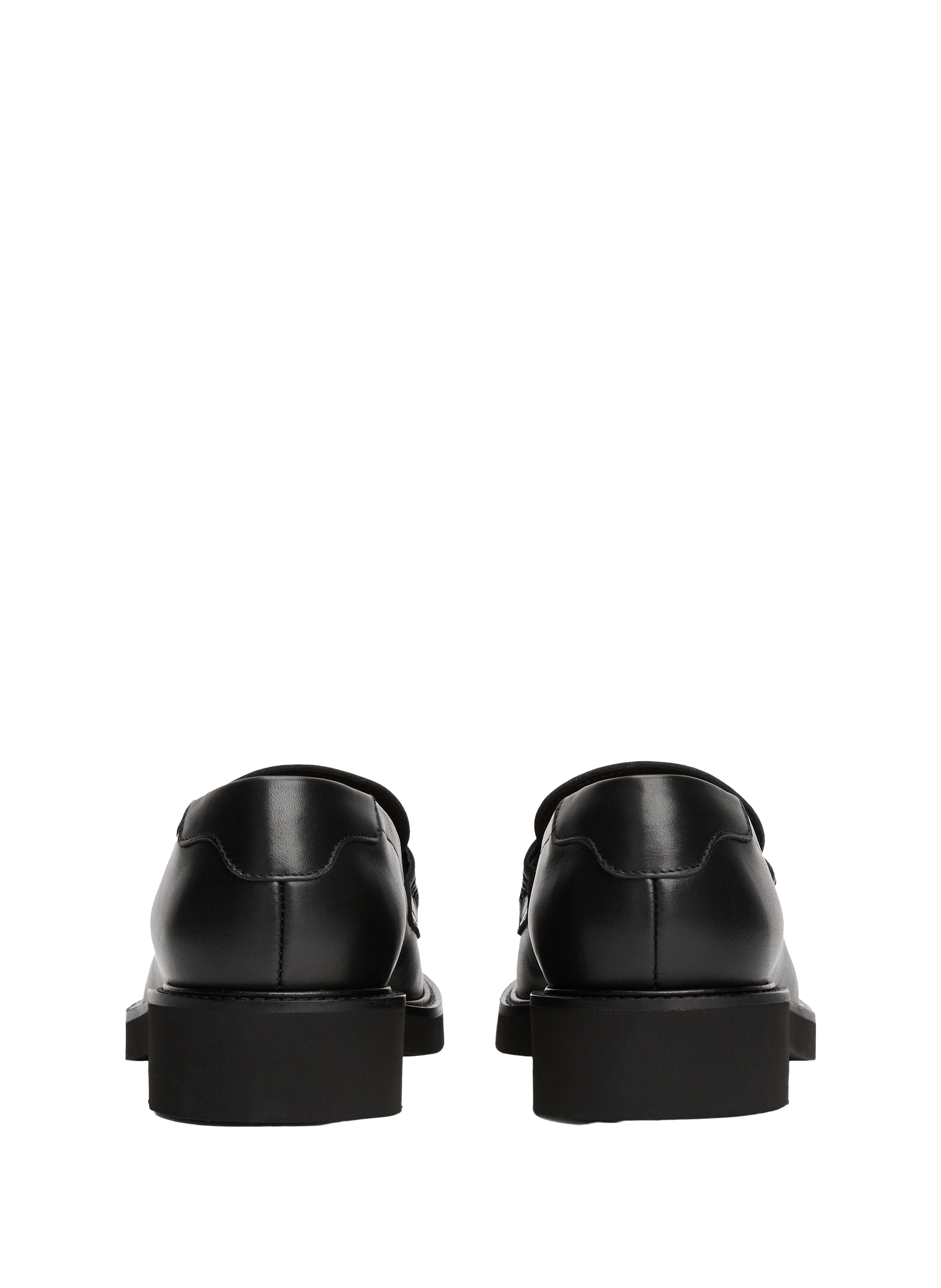 Mocassins en cuir de vache TOMMY HILFIGER Noir