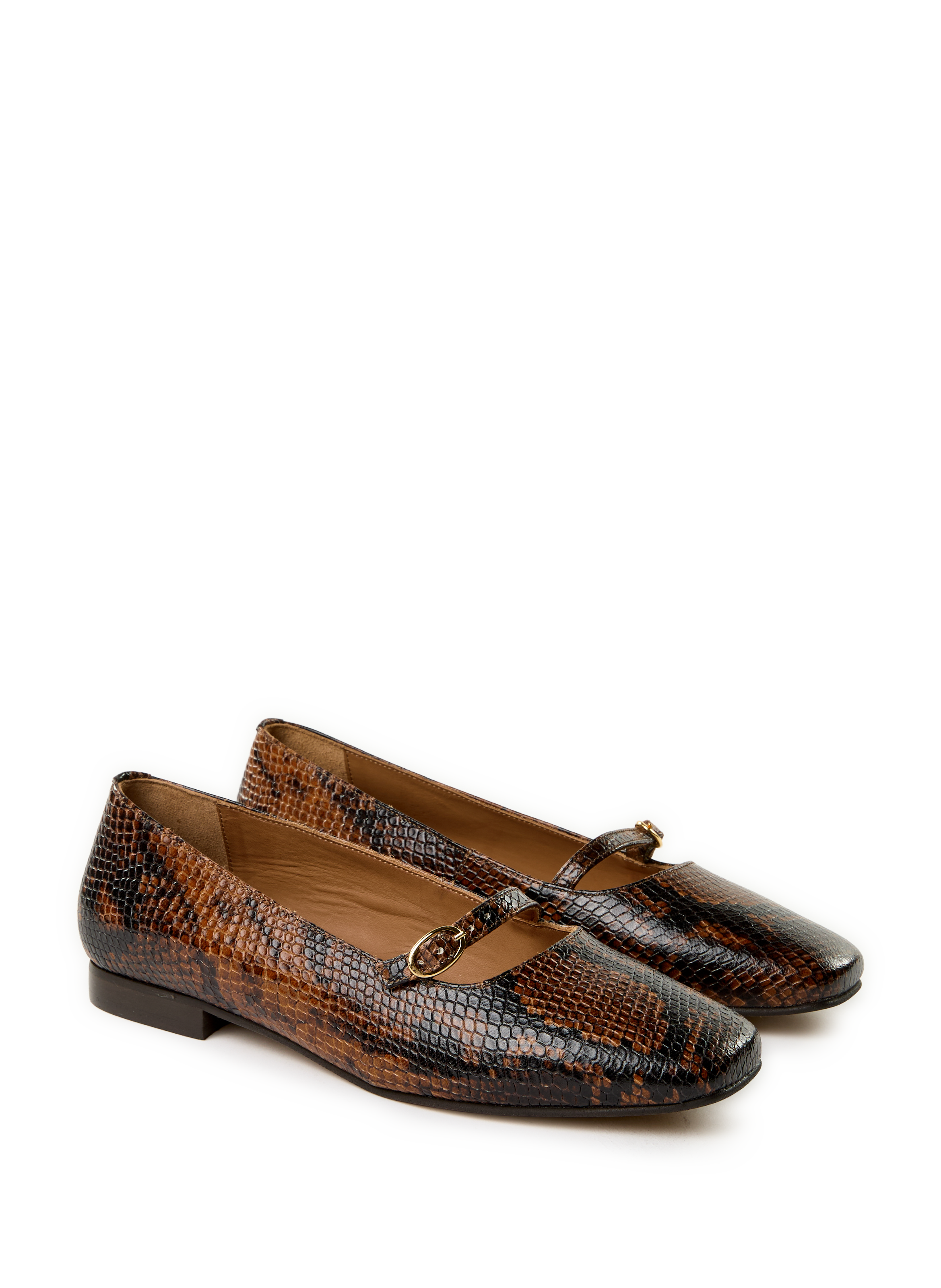 Ballerines Roxane en cuir MAISON TOUFET Multicolore