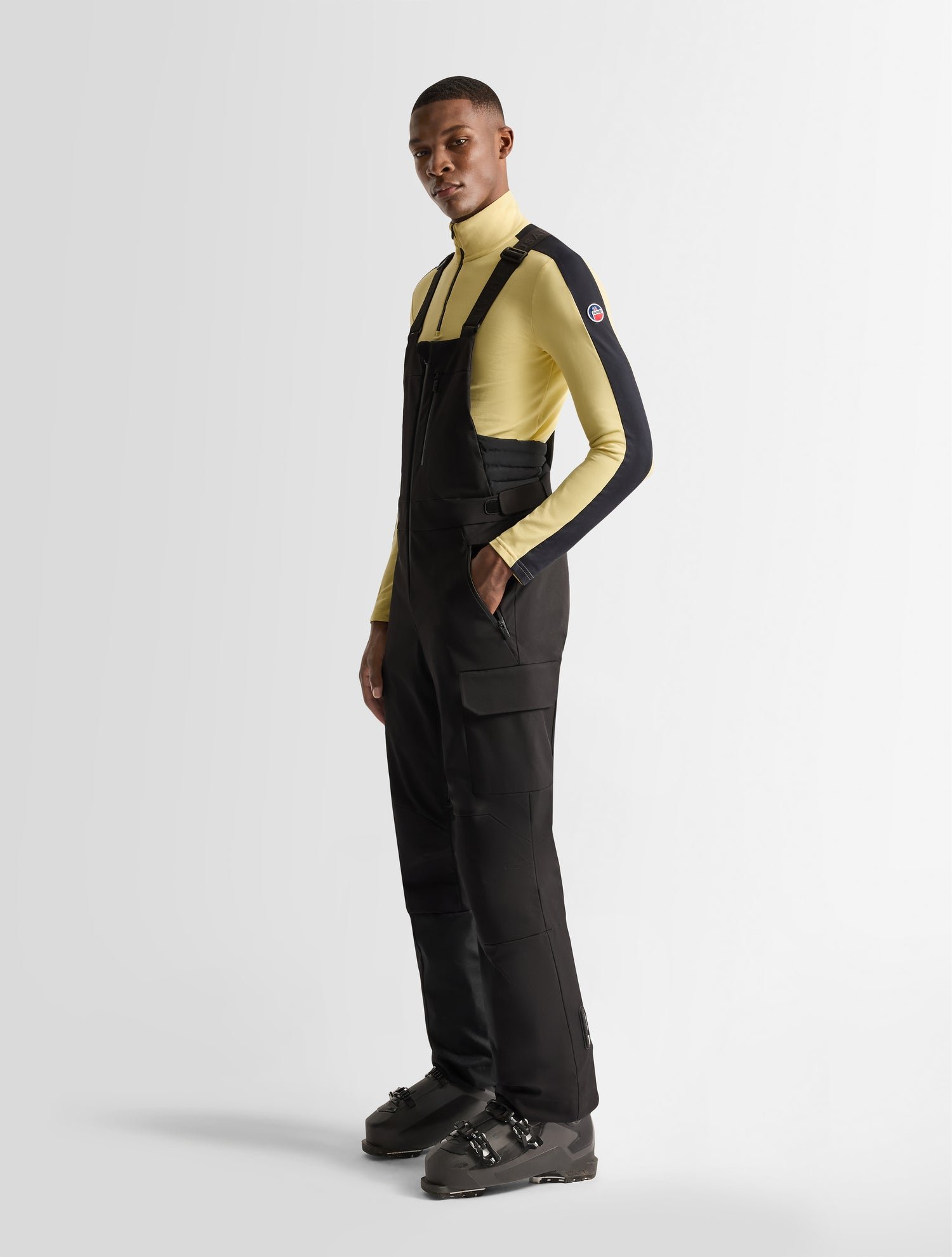 Pantalon de ski nino coupe regular FUSALP Noir