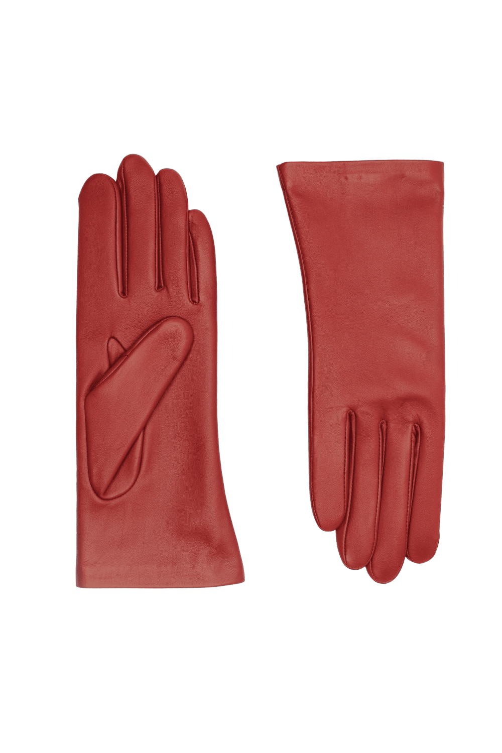 Gants inès femme cuir doublés cachemire AGNELLE Rouge