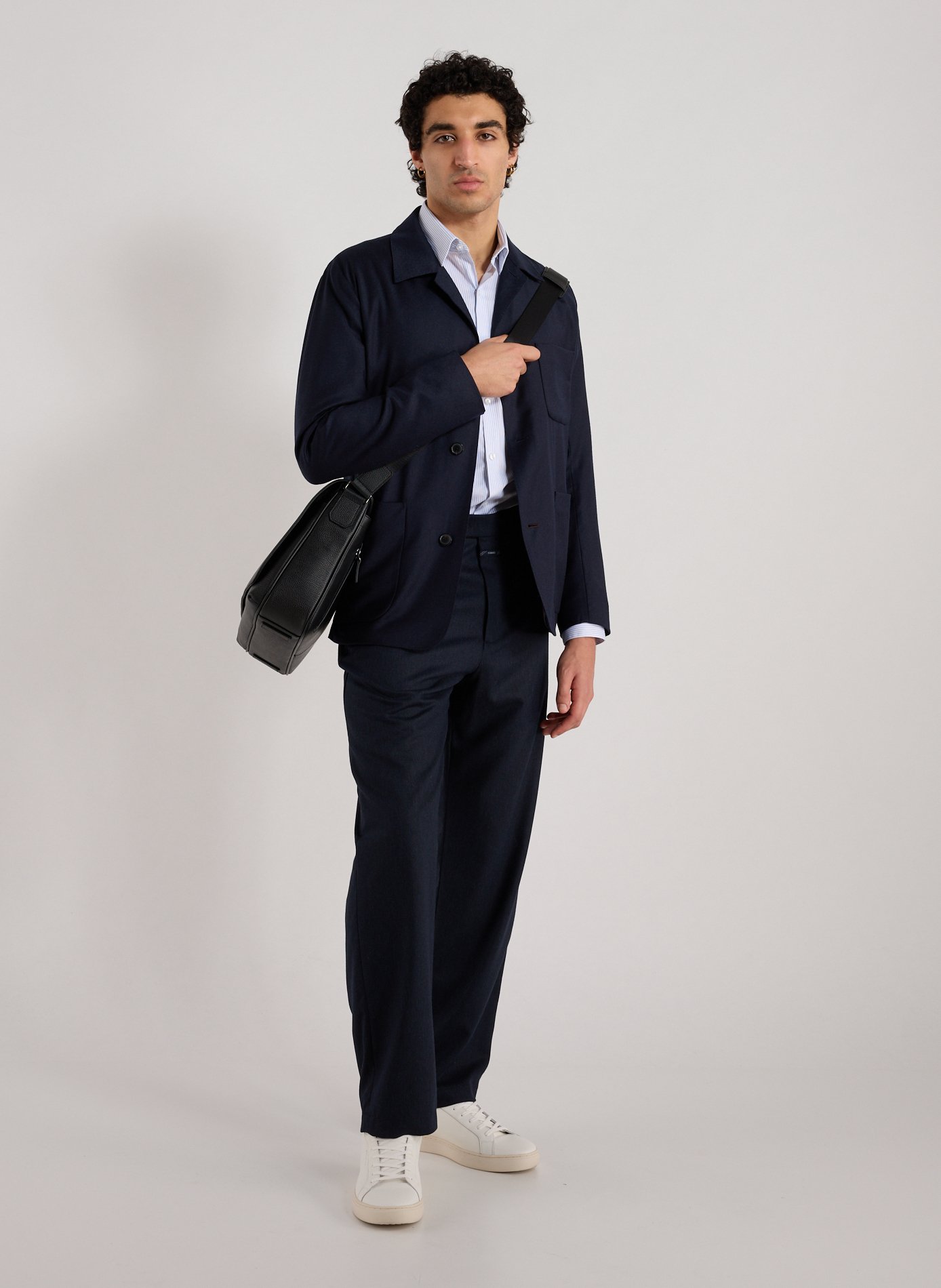 Straight trousers Fairport in mixed wool CLOSED Blue